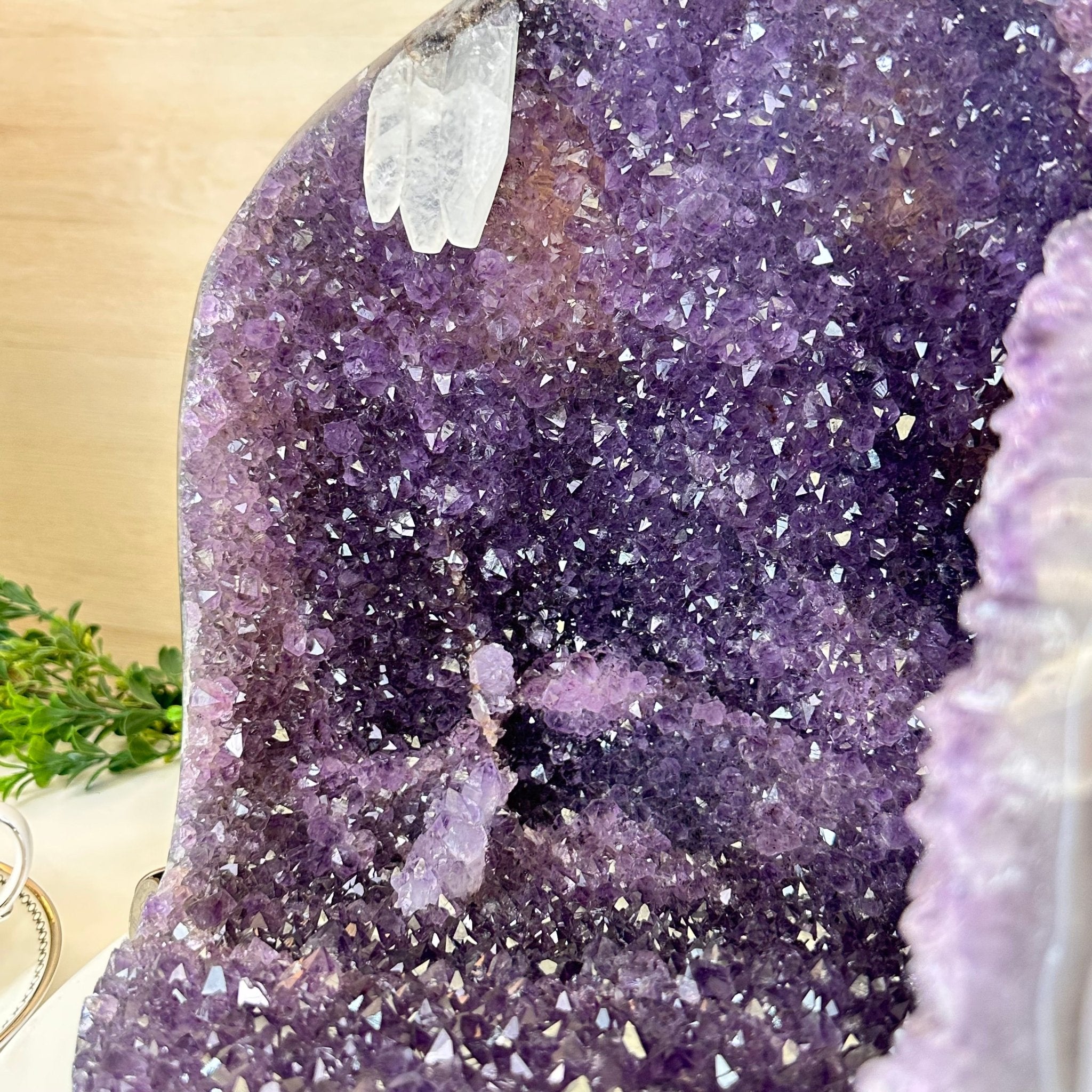 Extra Quality Brazilian Amethyst Cone, 25.7 lbs & 11.2" Tall 5619AM - 017 - Brazil GemsBrazil GemsExtra Quality Brazilian Amethyst Cone, 25.7 lbs & 11.2" Tall 5619AM - 017Crystal Cones5619AM - 017