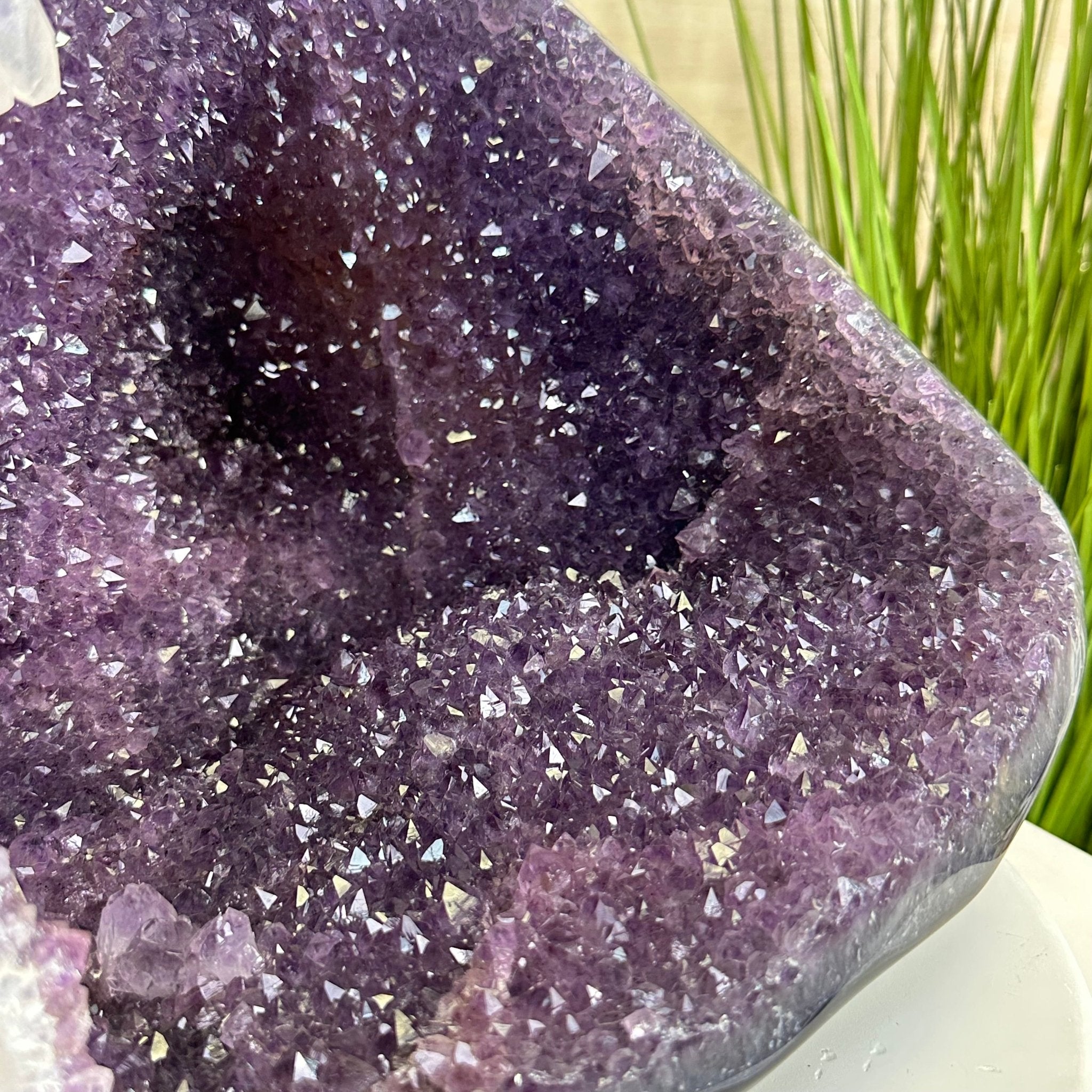Extra Quality Brazilian Amethyst Cone, 25.7 lbs & 11.2" Tall 5619AM - 017 - Brazil GemsBrazil GemsExtra Quality Brazilian Amethyst Cone, 25.7 lbs & 11.2" Tall 5619AM - 017Crystal Cones5619AM - 017