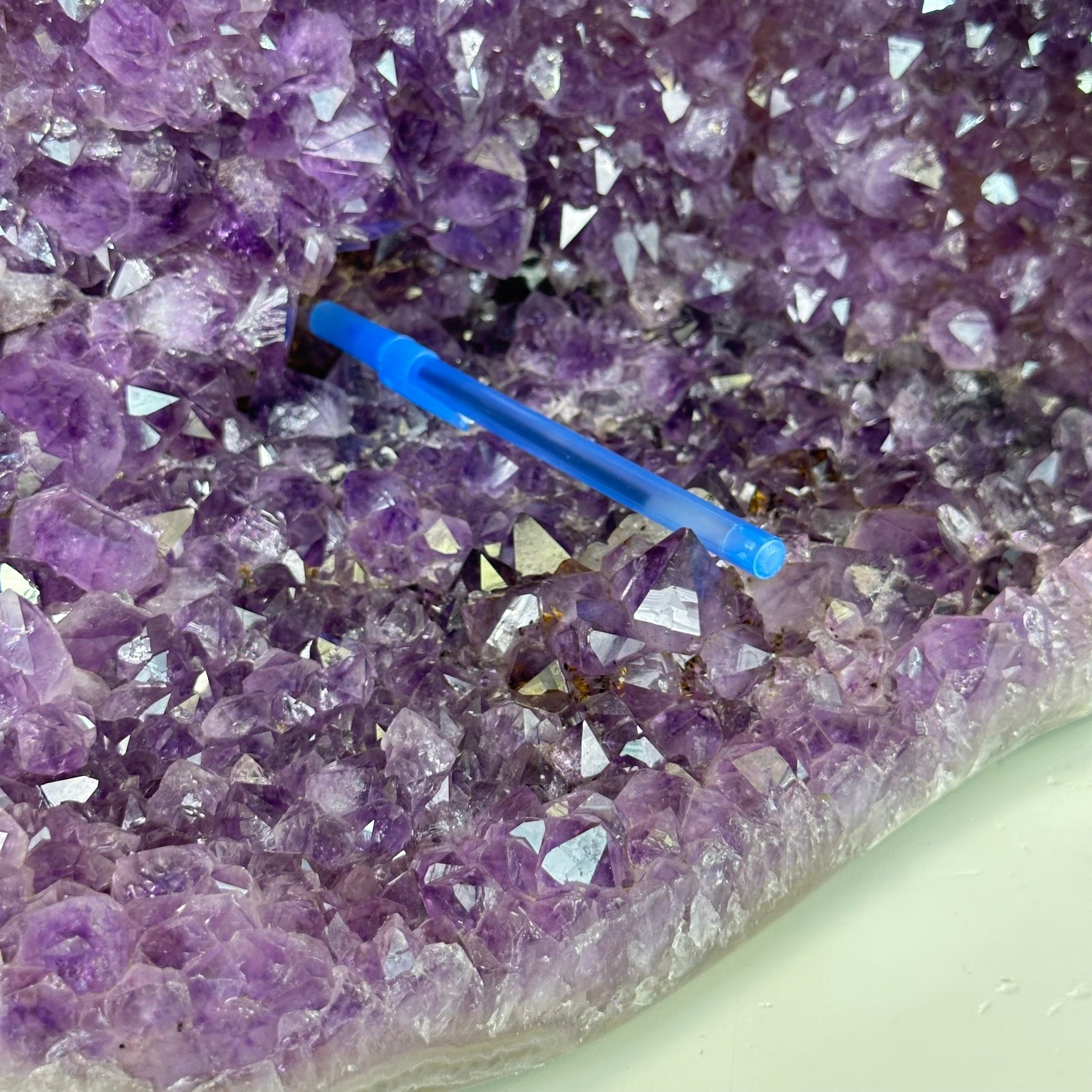 Extra Quality Brazilian Amethyst Cone, 28.7 lbs & 10.8" Tall 5619AM - 018 - Brazil GemsBrazil GemsExtra Quality Brazilian Amethyst Cone, 28.7 lbs & 10.8" Tall 5619AM - 018Crystal Cones5619AM - 018