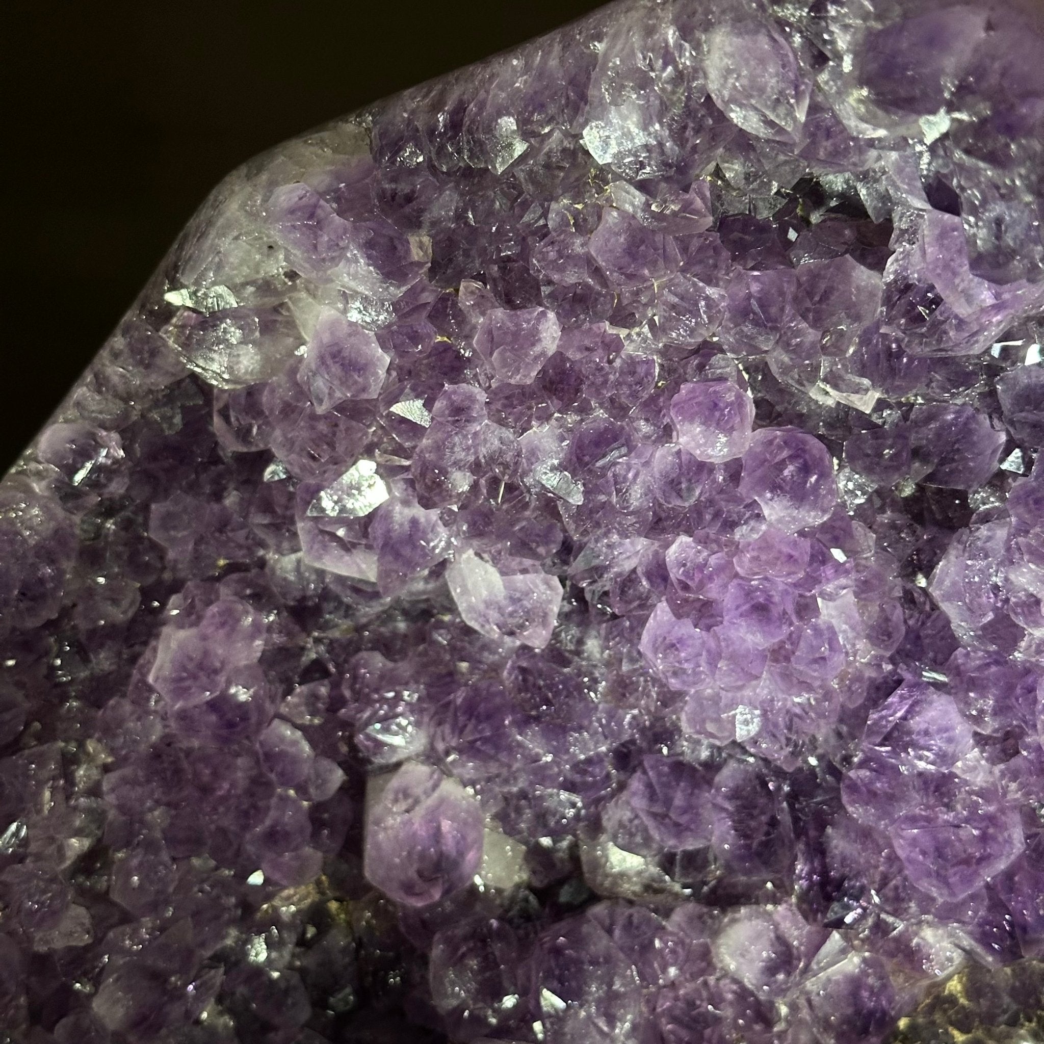 Extra Quality Brazilian Amethyst Cone, 28.7 lbs & 10.8" Tall 5619AM - 018 - Brazil GemsBrazil GemsExtra Quality Brazilian Amethyst Cone, 28.7 lbs & 10.8" Tall 5619AM - 018Crystal Cones5619AM - 018