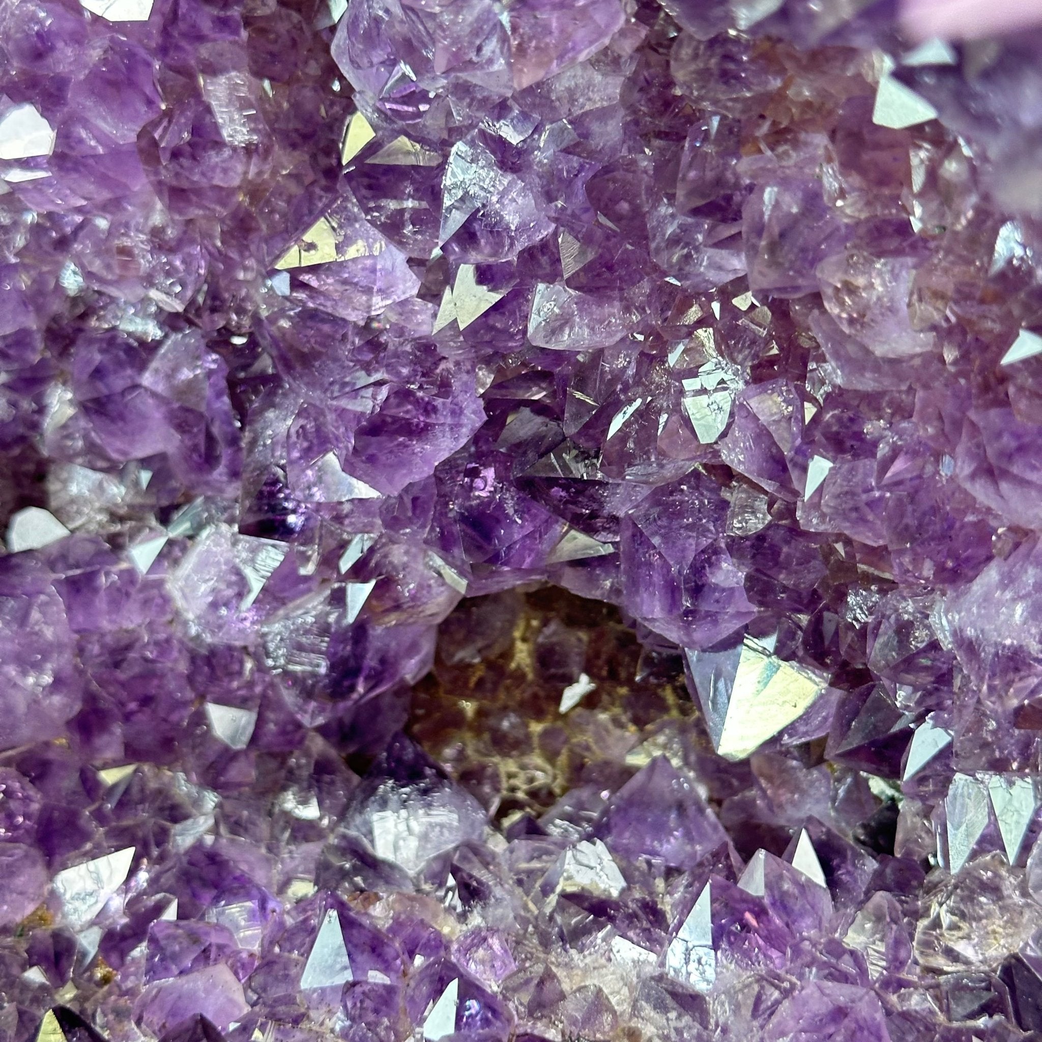 Extra Quality Brazilian Amethyst Cone, 28.7 lbs & 10.8" Tall 5619AM - 018 - Brazil GemsBrazil GemsExtra Quality Brazilian Amethyst Cone, 28.7 lbs & 10.8" Tall 5619AM - 018Crystal Cones5619AM - 018