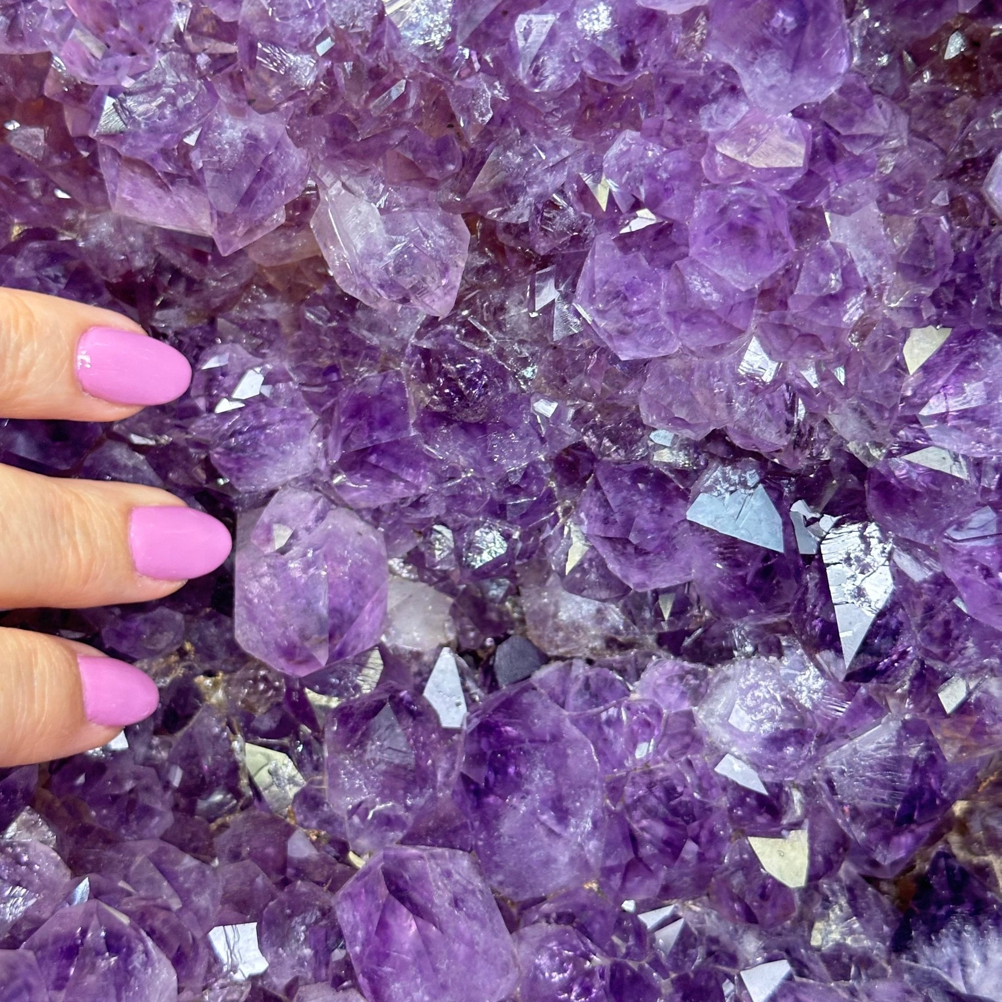 Extra Quality Brazilian Amethyst Cone, 28.7 lbs & 10.8" Tall 5619AM - 018 - Brazil GemsBrazil GemsExtra Quality Brazilian Amethyst Cone, 28.7 lbs & 10.8" Tall 5619AM - 018Crystal Cones5619AM - 018