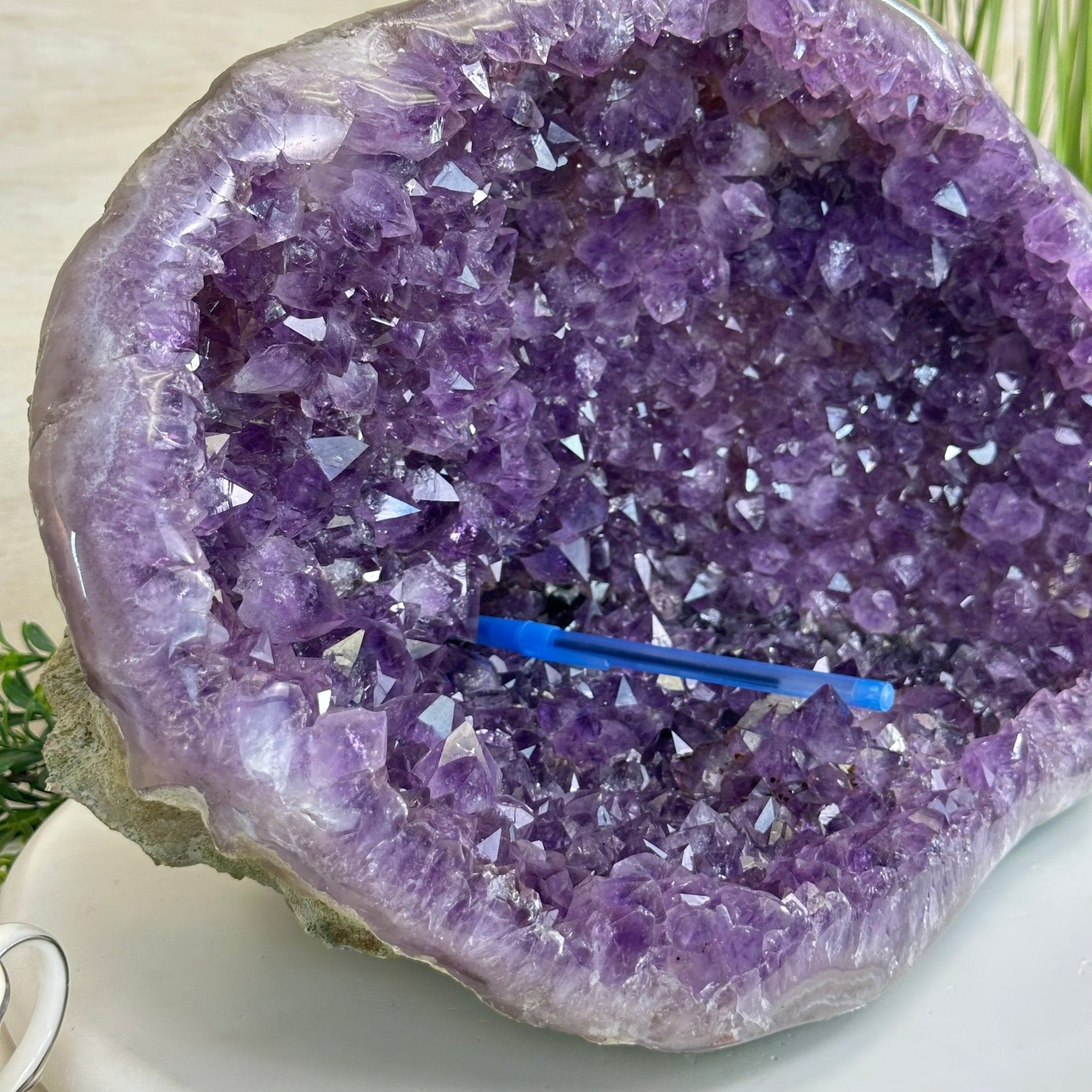 Extra Quality Brazilian Amethyst Cone, 28.7 lbs & 10.8" Tall 5619AM - 018 - Brazil GemsBrazil GemsExtra Quality Brazilian Amethyst Cone, 28.7 lbs & 10.8" Tall 5619AM - 018Crystal Cones5619AM - 018