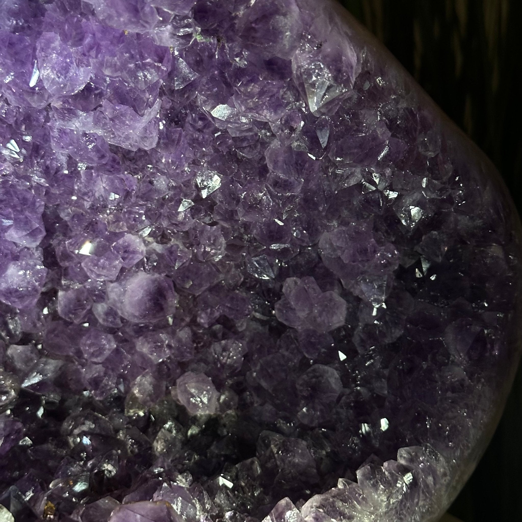 Extra Quality Brazilian Amethyst Cone, 28.7 lbs & 10.8" Tall 5619AM - 018 - Brazil GemsBrazil GemsExtra Quality Brazilian Amethyst Cone, 28.7 lbs & 10.8" Tall 5619AM - 018Crystal Cones5619AM - 018