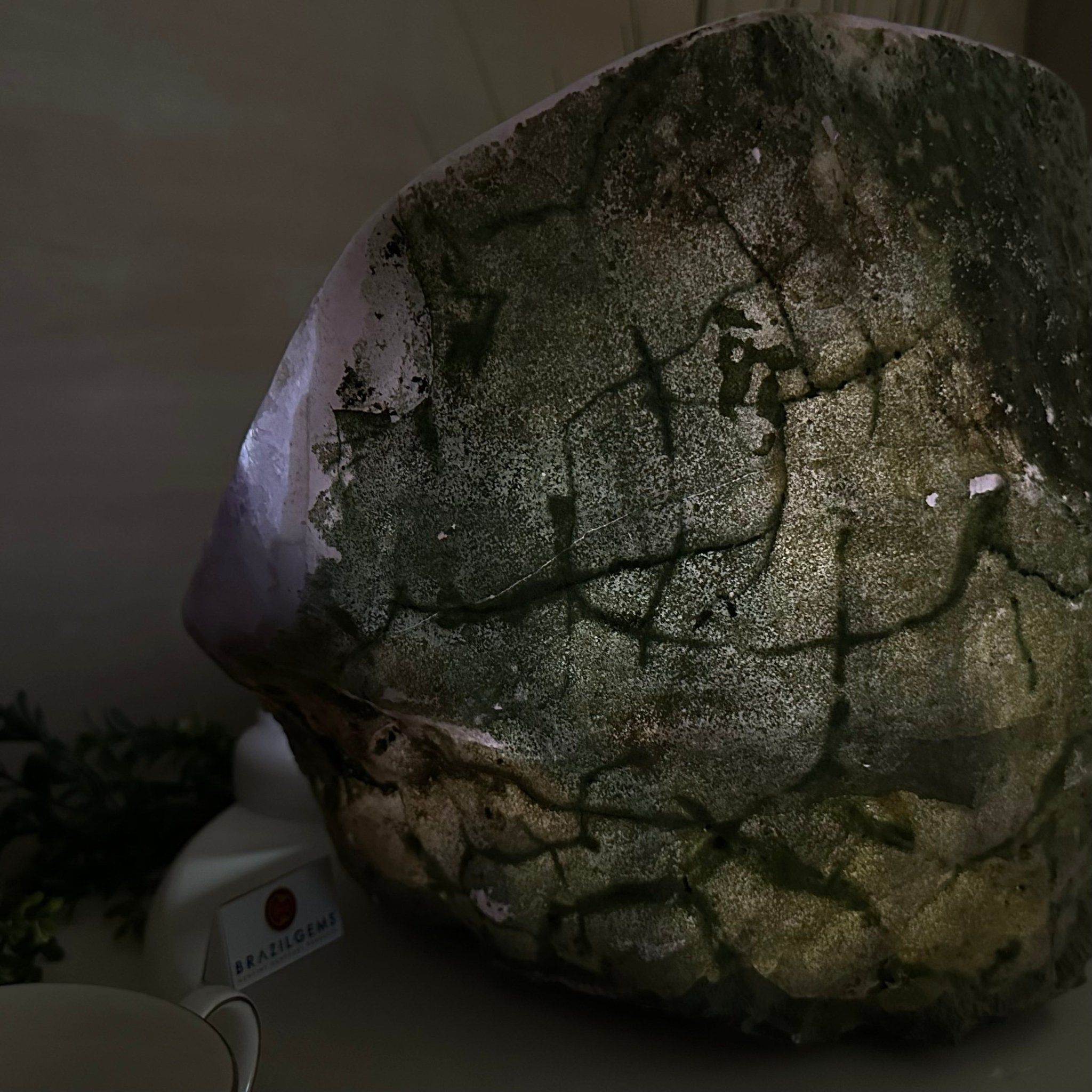 Extra Quality Brazilian Amethyst Cone, 29.4 lbs & 10.7" Tall 5619AM - 019 - Brazil GemsBrazil GemsExtra Quality Brazilian Amethyst Cone, 29.4 lbs & 10.7" Tall 5619AM - 019Crystal Cones5619AM - 019