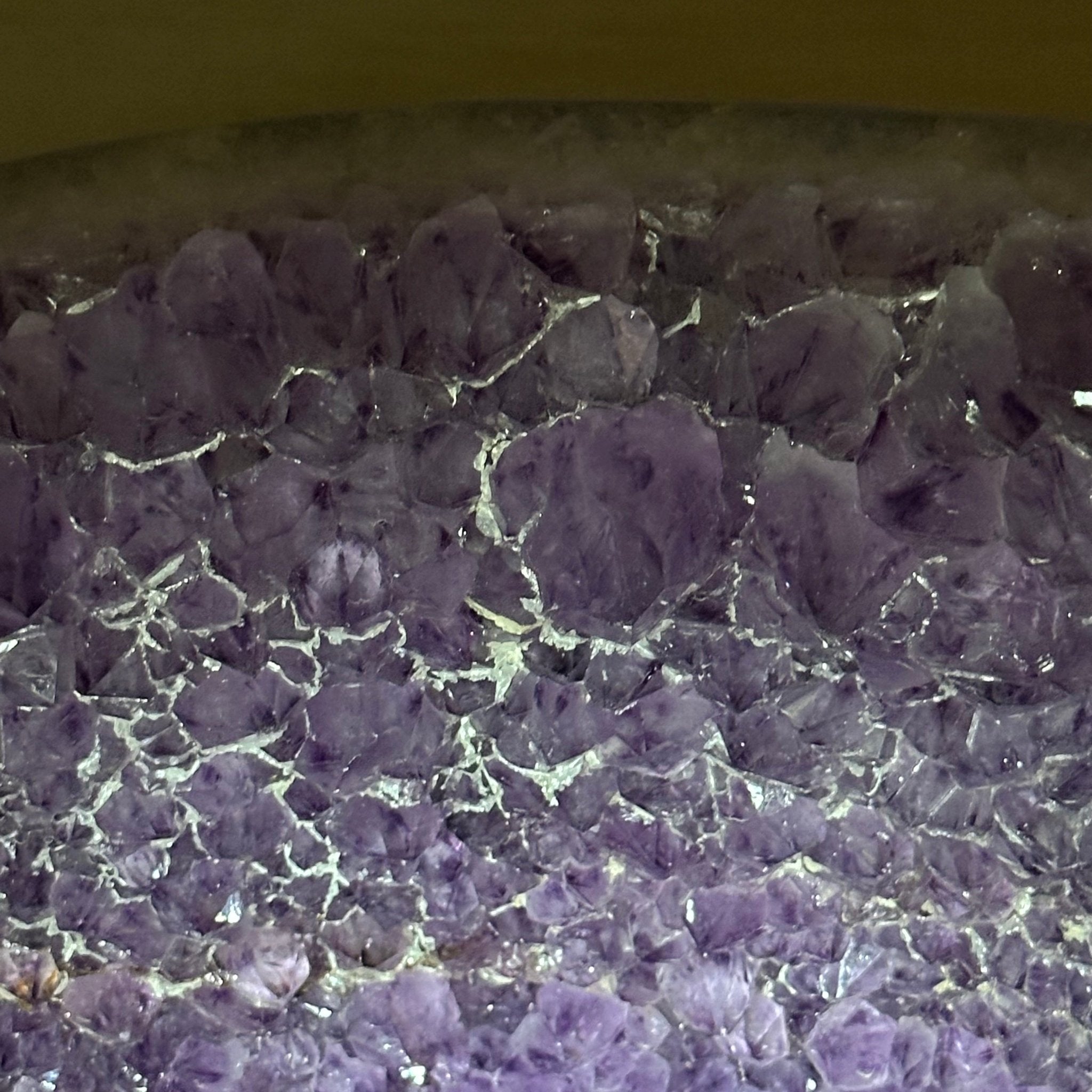 Extra Quality Brazilian Amethyst Cone, 29.4 lbs & 10.7" Tall 5619AM - 019 - Brazil GemsBrazil GemsExtra Quality Brazilian Amethyst Cone, 29.4 lbs & 10.7" Tall 5619AM - 019Crystal Cones5619AM - 019