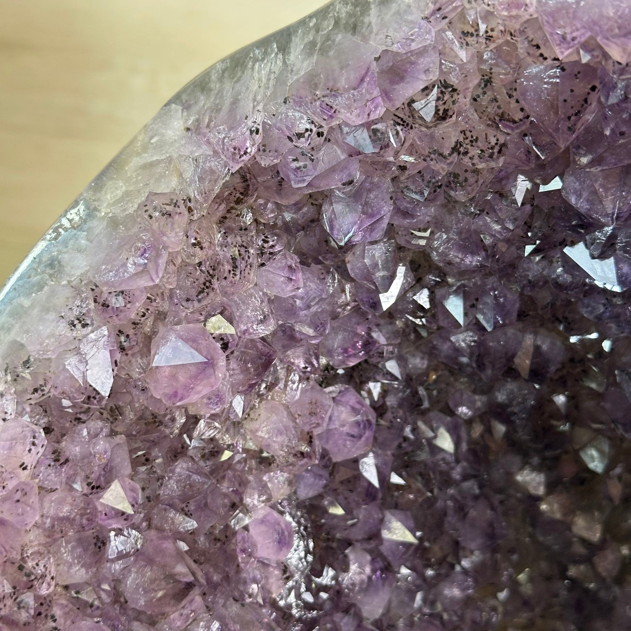 Extra Quality Brazilian Amethyst Cone, 34.8 lbs & 10.9" Tall 5619AM - 020 - Brazil GemsBrazil GemsExtra Quality Brazilian Amethyst Cone, 34.8 lbs & 10.9" Tall 5619AM - 020Crystal Cones5619AM - 020
