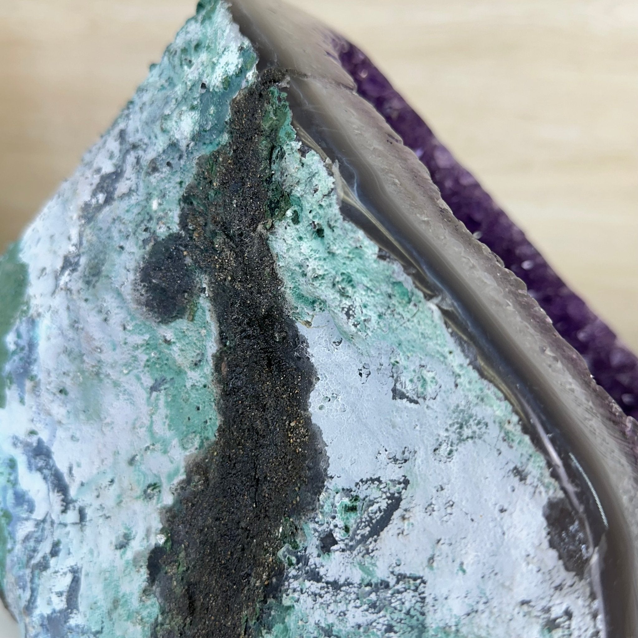 Extra Quality Brazilian Amethyst Cone, 37.5 lbs & 11.3" Tall 5619AM - 021 - Brazil GemsBrazil GemsExtra Quality Brazilian Amethyst Cone, 37.5 lbs & 11.3" Tall 5619AM - 021Crystal Cones5619AM - 021