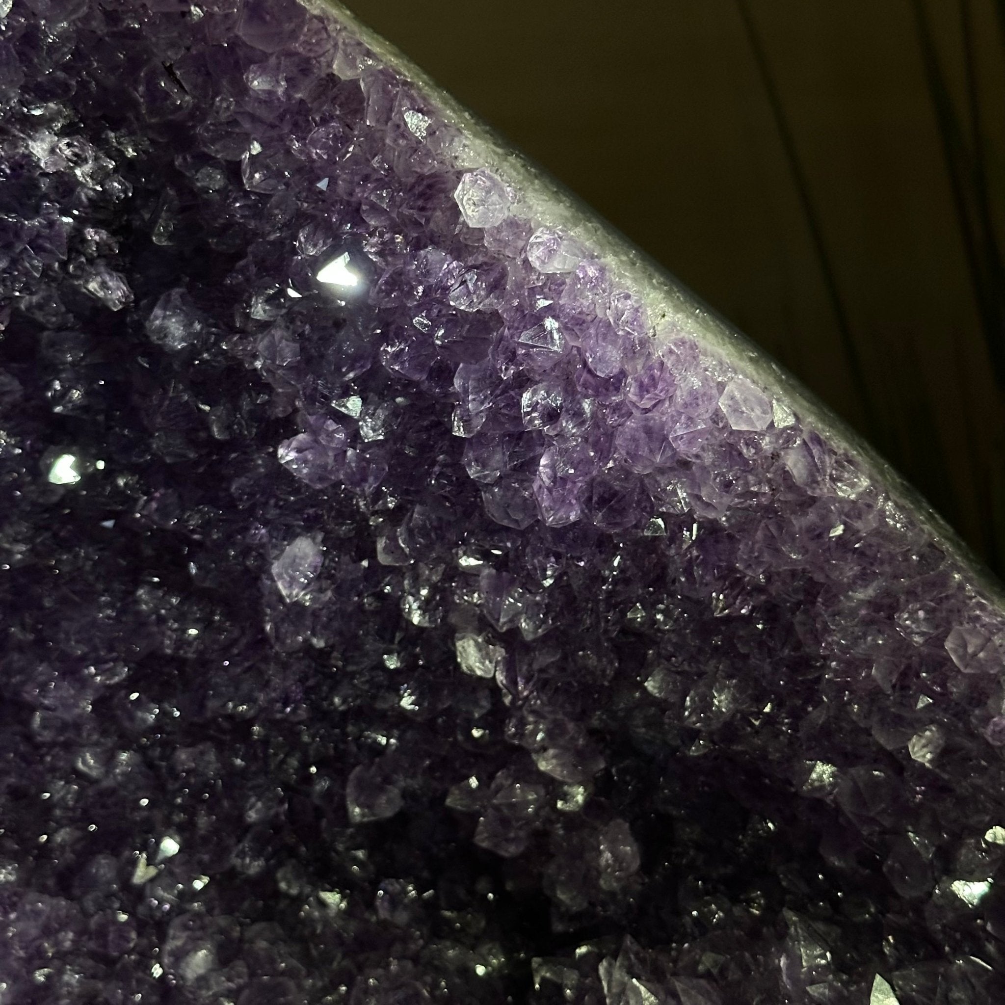 Extra Quality Brazilian Amethyst Cone, 37.5 lbs & 11.3" Tall 5619AM - 021 - Brazil GemsBrazil GemsExtra Quality Brazilian Amethyst Cone, 37.5 lbs & 11.3" Tall 5619AM - 021Crystal Cones5619AM - 021