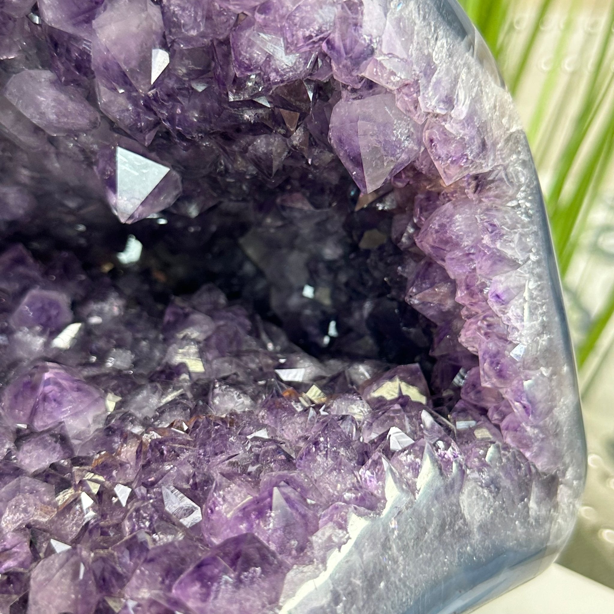 Extra Quality Brazilian Amethyst Cone, 40.9 lbs & 10.4" Tall 5619AM - 022 - Brazil GemsBrazil GemsExtra Quality Brazilian Amethyst Cone, 40.9 lbs & 10.4" Tall 5619AM - 022Crystal Cones5619AM - 022