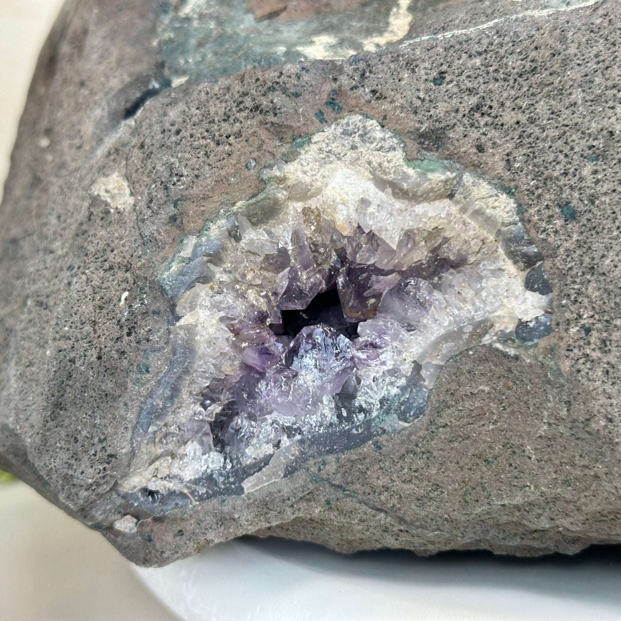 Extra Quality Brazilian Amethyst Cone, 40.9 lbs & 10.4" Tall 5619AM - 022 - Brazil GemsBrazil GemsExtra Quality Brazilian Amethyst Cone, 40.9 lbs & 10.4" Tall 5619AM - 022Crystal Cones5619AM - 022