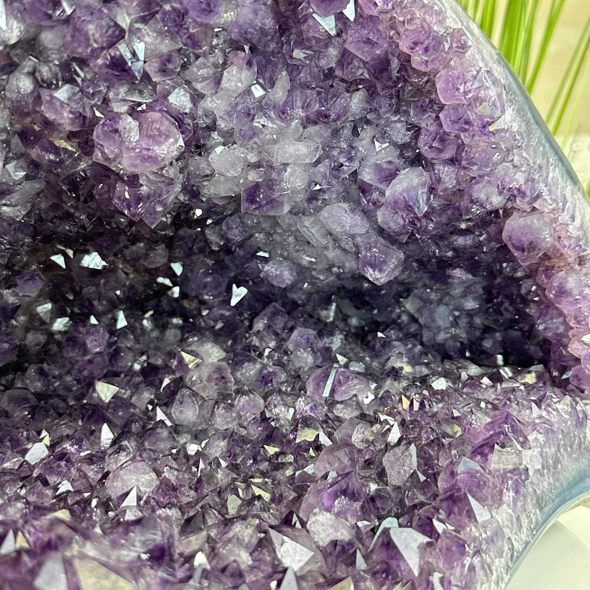 Extra Quality Brazilian Amethyst Cone, 40.9 lbs & 10.4" Tall 5619AM - 022 - Brazil GemsBrazil GemsExtra Quality Brazilian Amethyst Cone, 40.9 lbs & 10.4" Tall 5619AM - 022Crystal Cones5619AM - 022