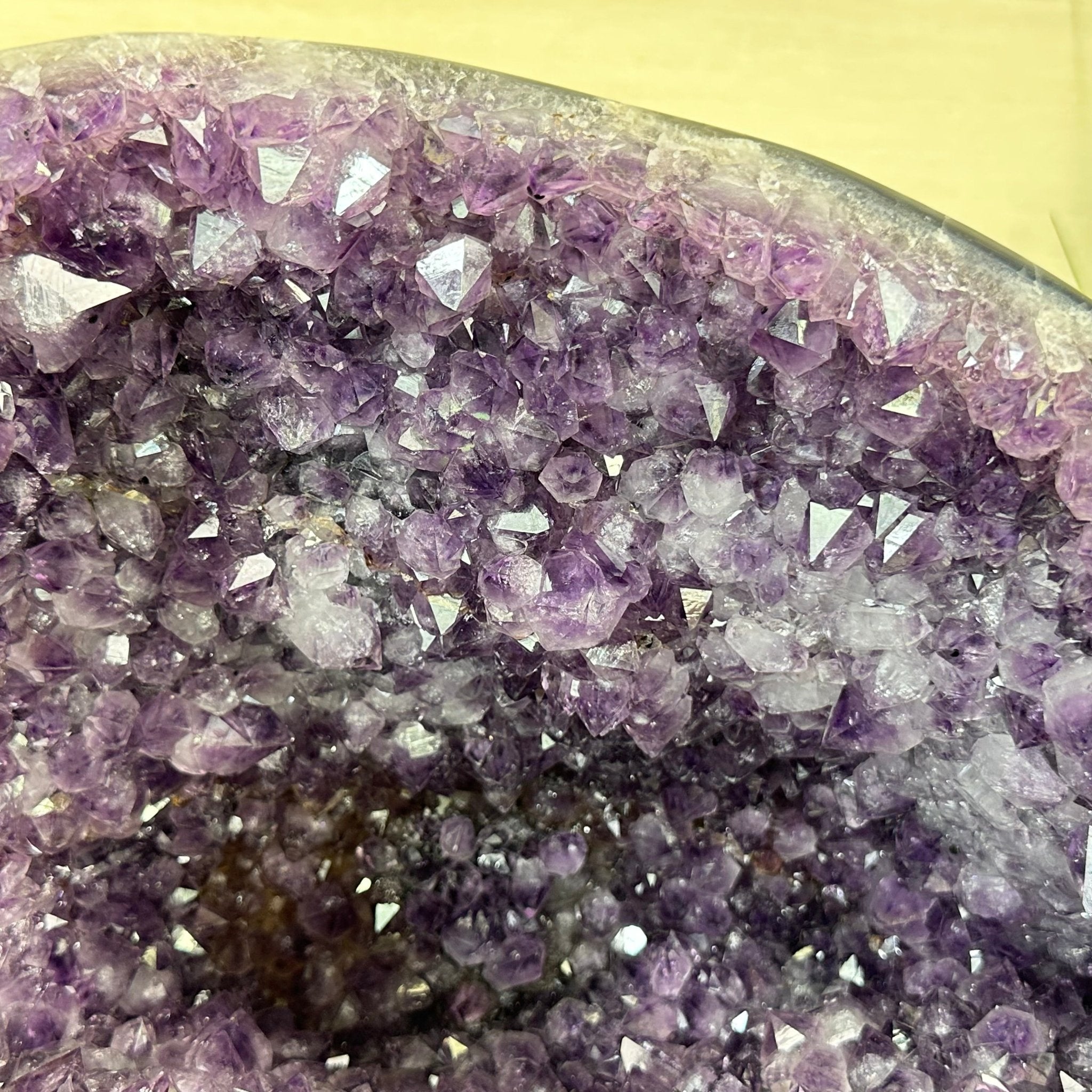 Extra Quality Brazilian Amethyst Cone, 40.9 lbs & 10.4" Tall 5619AM - 022 - Brazil GemsBrazil GemsExtra Quality Brazilian Amethyst Cone, 40.9 lbs & 10.4" Tall 5619AM - 022Crystal Cones5619AM - 022