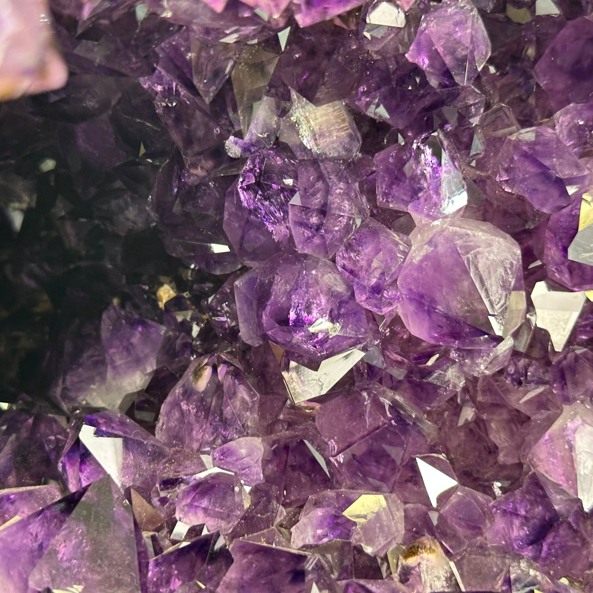 Extra Quality Brazilian Amethyst Cone, 46.4 lbs & 8.2" Tall 5619AM - 023 - Brazil GemsBrazil GemsExtra Quality Brazilian Amethyst Cone, 46.4 lbs & 8.2" Tall 5619AM - 023Crystal Cones5619AM - 023