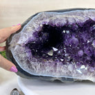 Extra Quality Brazilian Amethyst Cone, 46.4 lbs & 8.2" Tall 5619AM - 023 - Brazil GemsBrazil GemsExtra Quality Brazilian Amethyst Cone, 46.4 lbs & 8.2" Tall 5619AM - 023Crystal Cones5619AM - 023