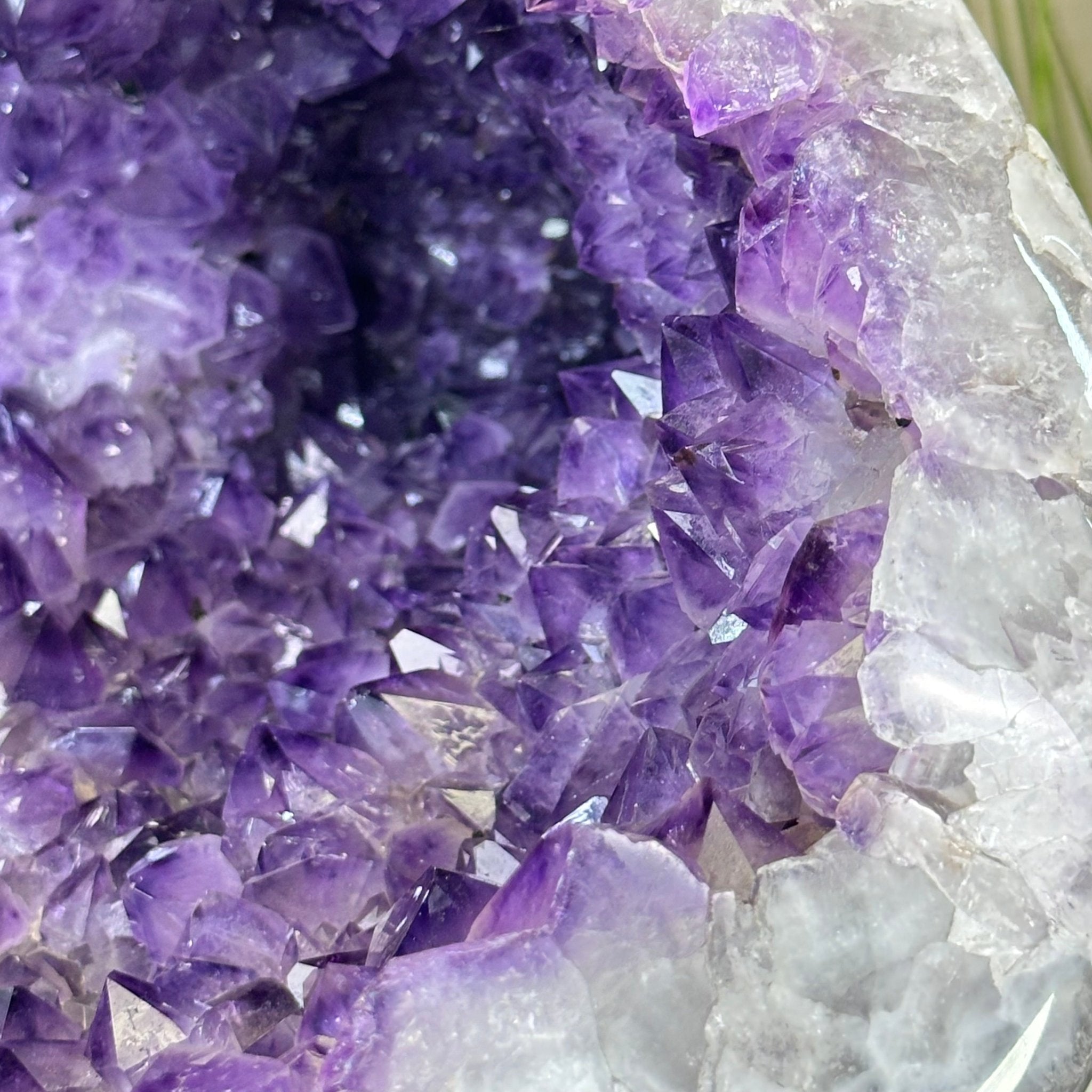 Extra Quality Brazilian Amethyst Cone, 56.1 lbs & 10.7" Tall 5619AM - 024 - Brazil GemsBrazil GemsExtra Quality Brazilian Amethyst Cone, 56.1 lbs & 10.7" Tall 5619AM - 024Crystal Cones5619AM - 024