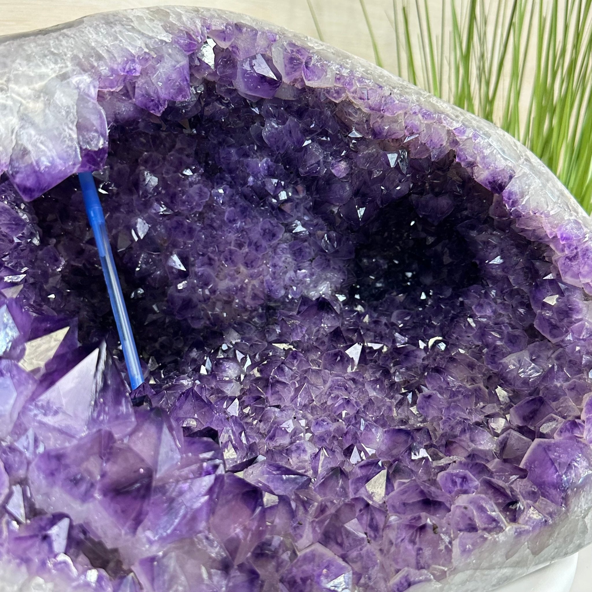 Extra Quality Brazilian Amethyst Cone, 56.1 lbs & 10.7" Tall 5619AM - 024 - Brazil GemsBrazil GemsExtra Quality Brazilian Amethyst Cone, 56.1 lbs & 10.7" Tall 5619AM - 024Crystal Cones5619AM - 024