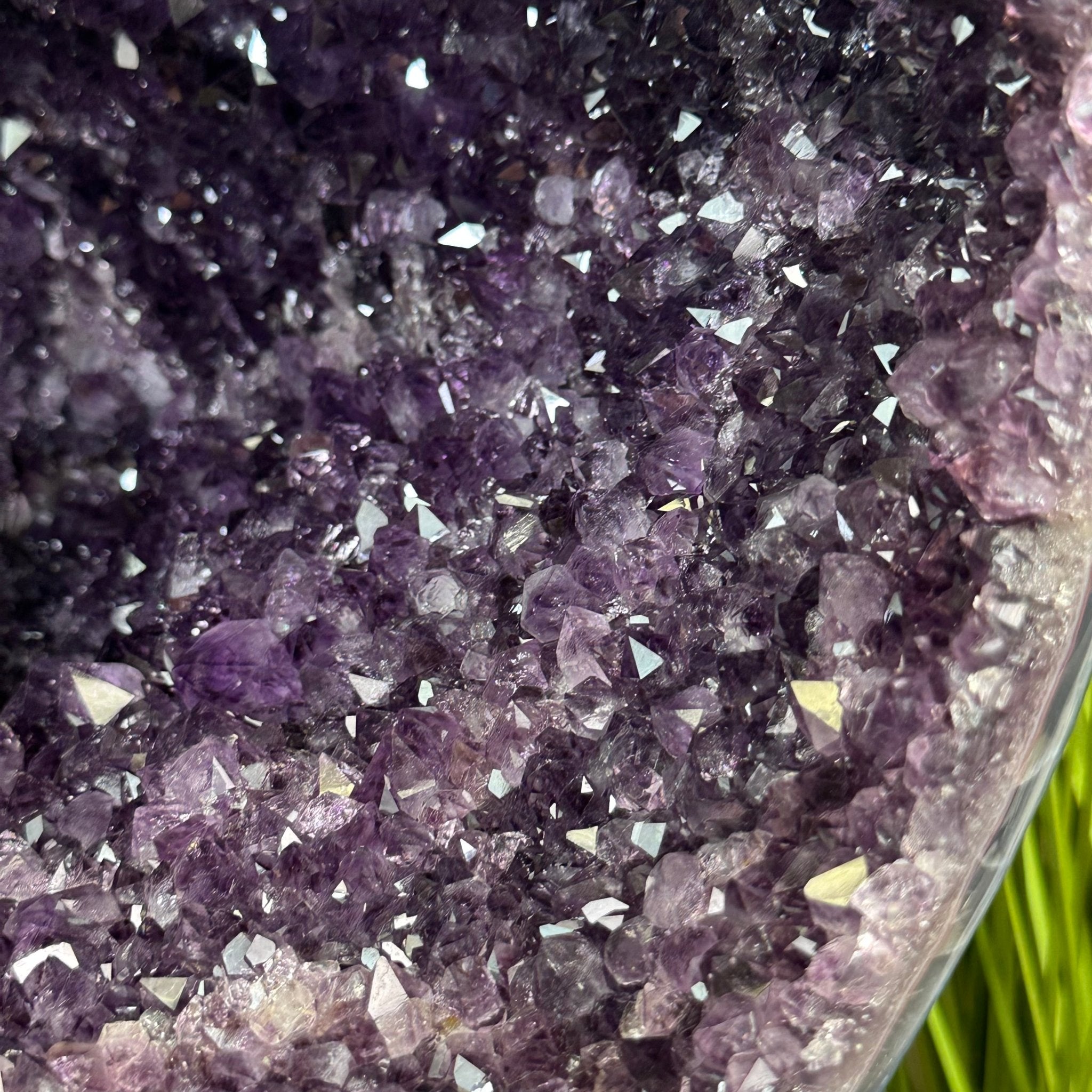 Extra Quality Brazilian Amethyst Cone, 66 lbs & 13.5" Tall 5619AM - 025 - Brazil GemsBrazil GemsExtra Quality Brazilian Amethyst Cone, 66 lbs & 13.5" Tall 5619AM - 025Crystal Cones5619AM - 025