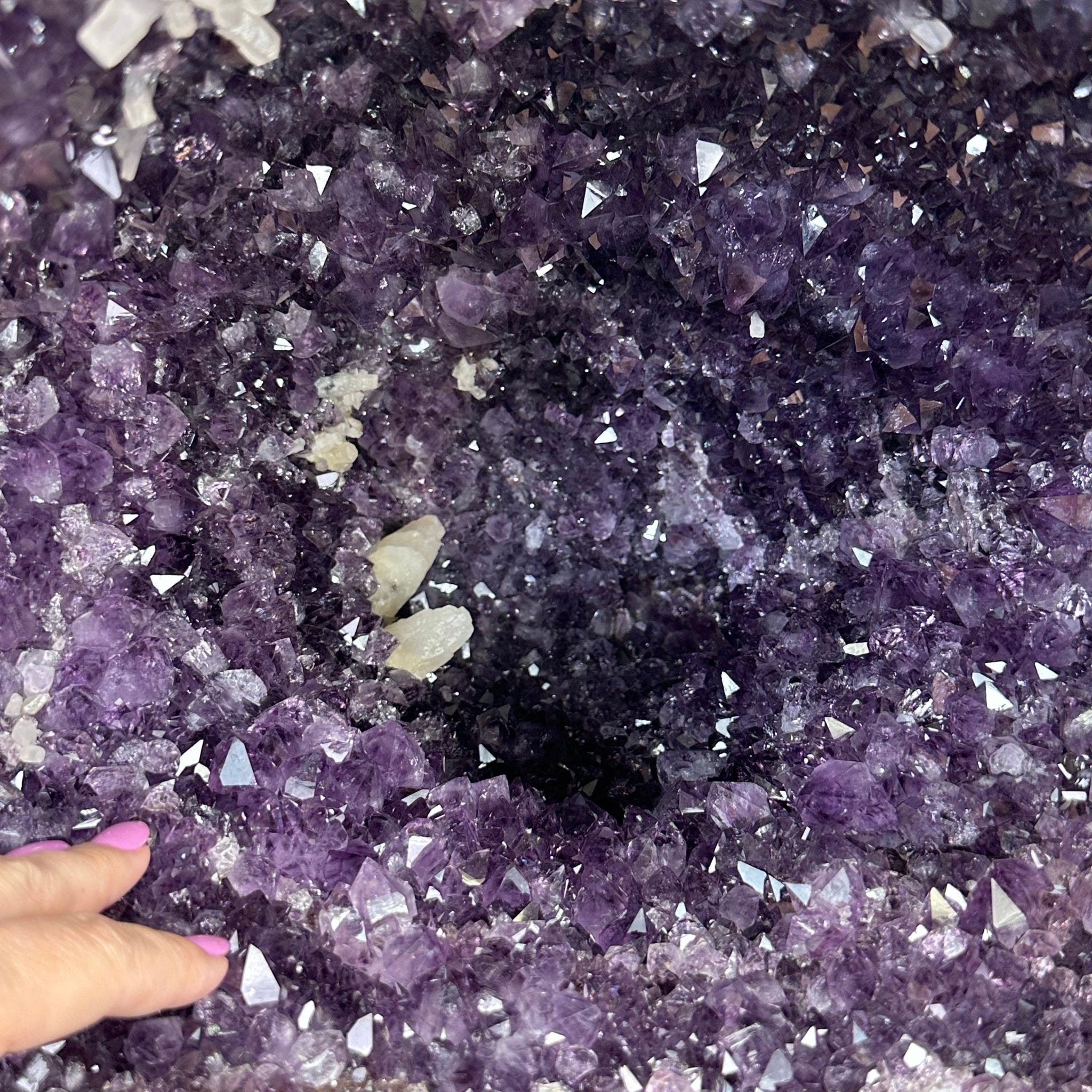 Extra Quality Brazilian Amethyst Cone, 66 lbs & 13.5" Tall 5619AM - 025 - Brazil GemsBrazil GemsExtra Quality Brazilian Amethyst Cone, 66 lbs & 13.5" Tall 5619AM - 025Crystal Cones5619AM - 025