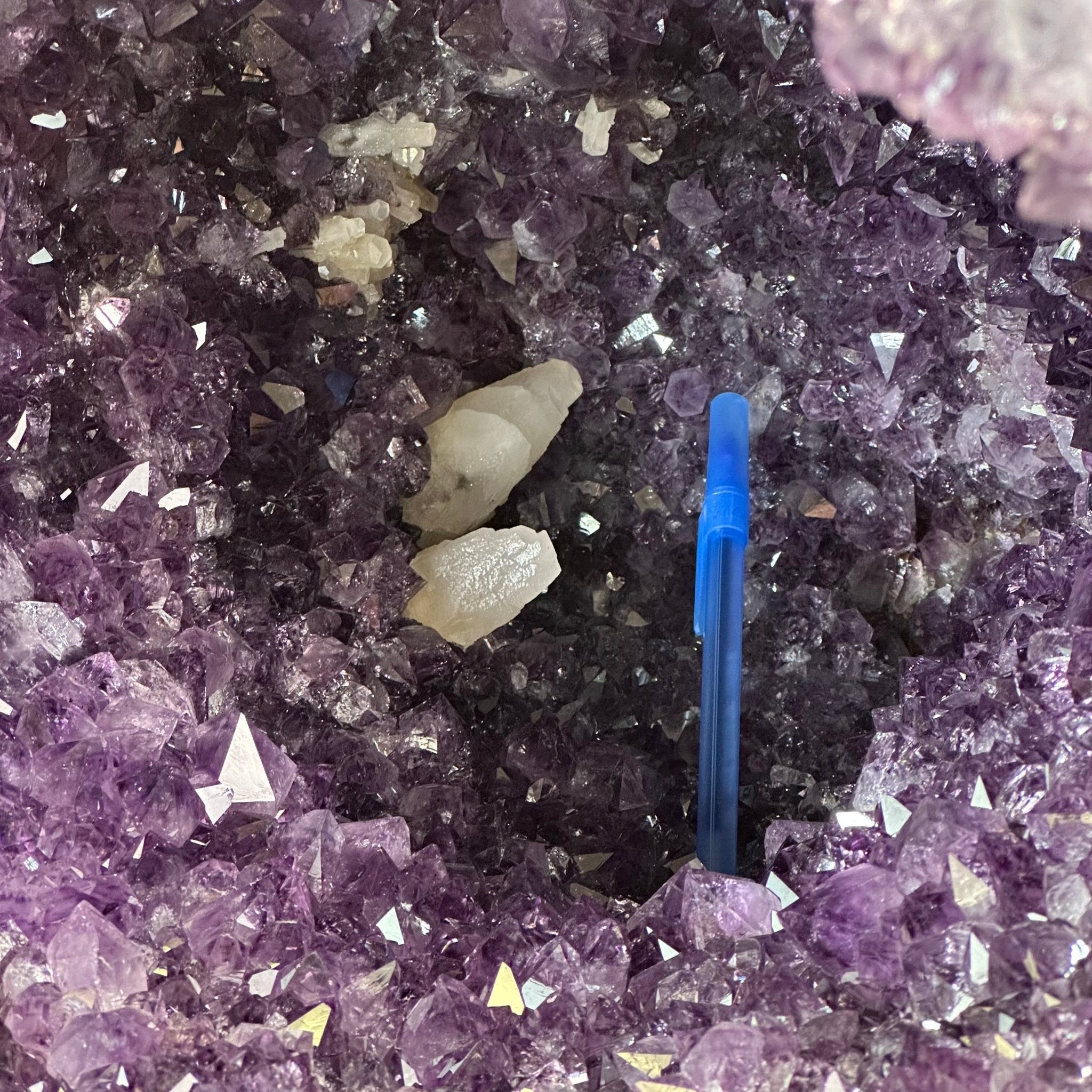 Extra Quality Brazilian Amethyst Cone, 66 lbs & 13.5" Tall 5619AM - 025 - Brazil GemsBrazil GemsExtra Quality Brazilian Amethyst Cone, 66 lbs & 13.5" Tall 5619AM - 025Crystal Cones5619AM - 025