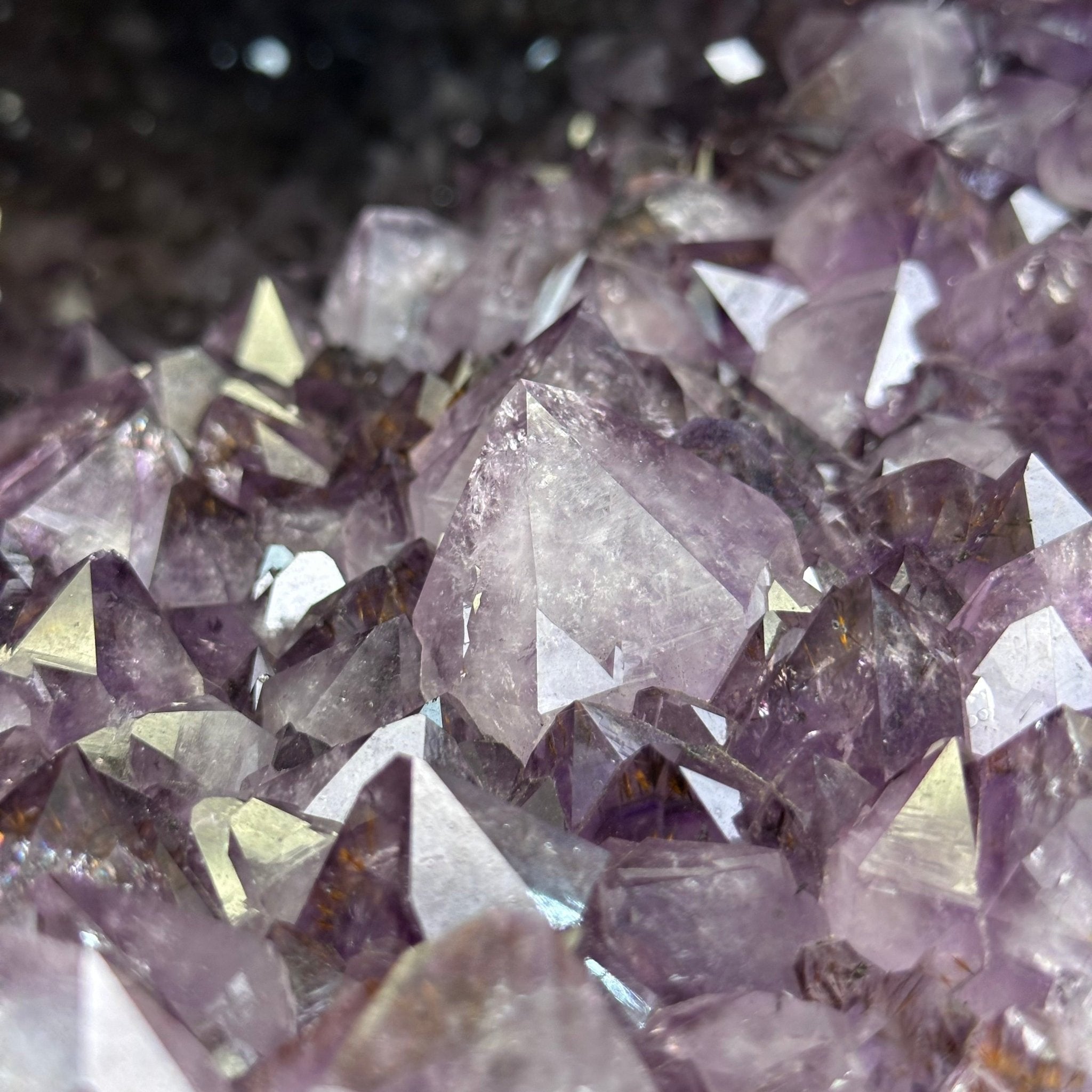 Extra Quality Brazilian Amethyst Cone, 76 lbs & 12.5" Tall 5619AM - 026 - Brazil GemsBrazil GemsExtra Quality Brazilian Amethyst Cone, 76 lbs & 12.5" Tall 5619AM - 026Crystal Cones5619AM - 026