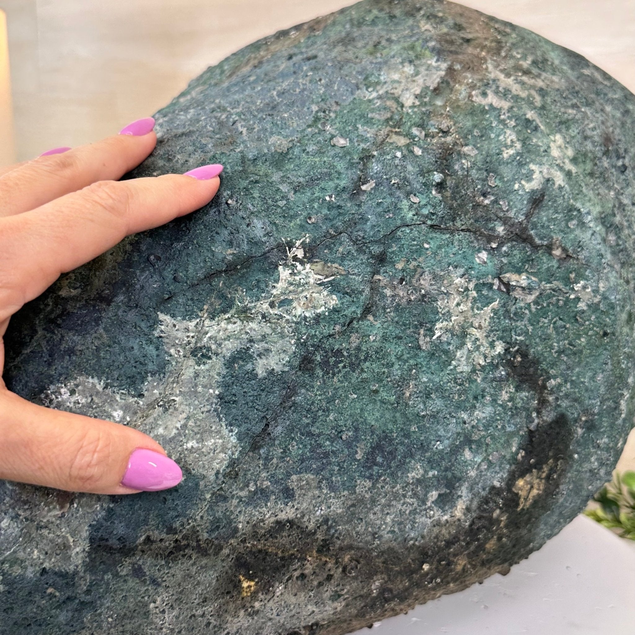Extra Quality Brazilian Amethyst Cone, 76 lbs & 12.5" Tall 5619AM - 026 - Brazil GemsBrazil GemsExtra Quality Brazilian Amethyst Cone, 76 lbs & 12.5" Tall 5619AM - 026Crystal Cones5619AM - 026