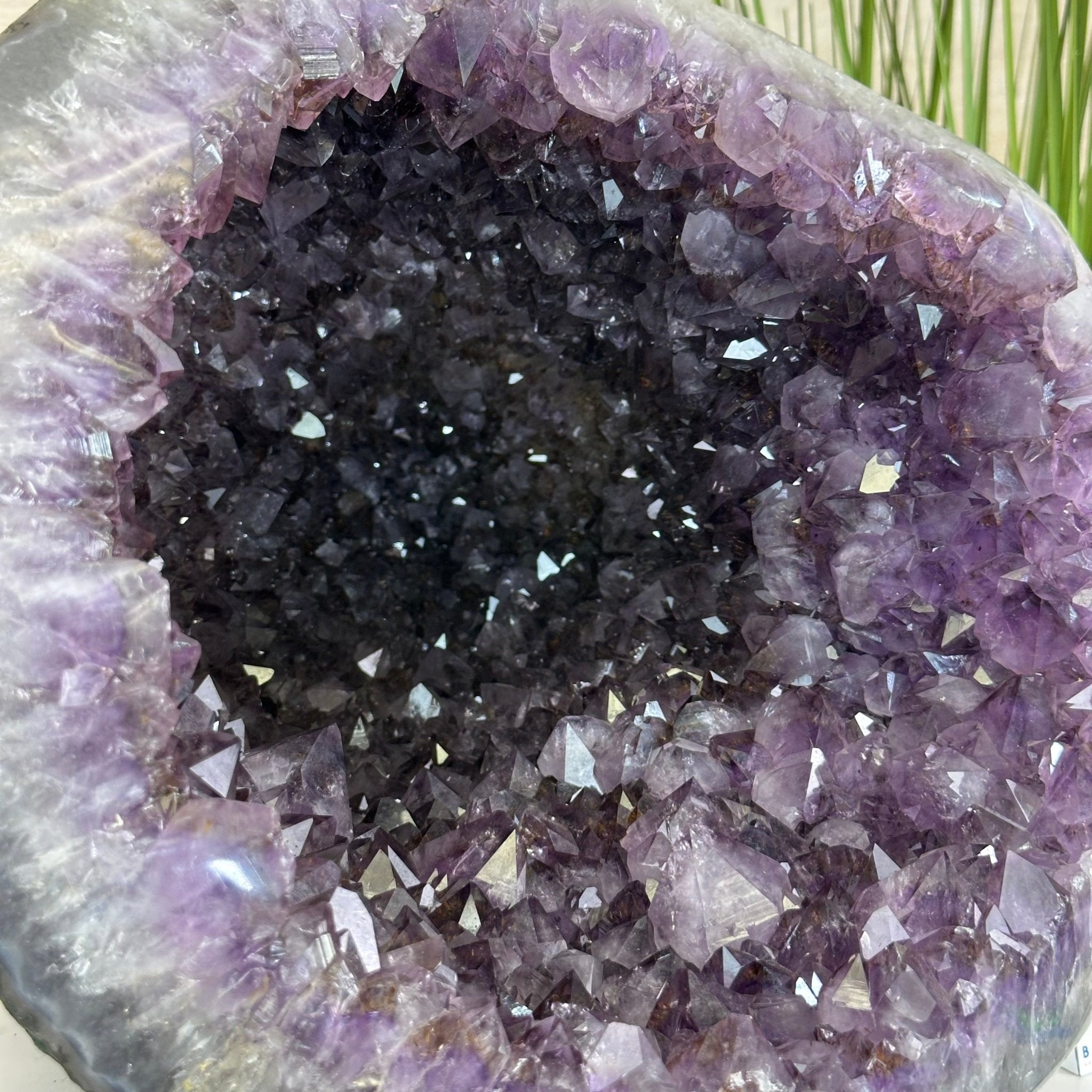 Extra Quality Brazilian Amethyst Cone, 76 lbs & 12.5" Tall 5619AM - 026 - Brazil GemsBrazil GemsExtra Quality Brazilian Amethyst Cone, 76 lbs & 12.5" Tall 5619AM - 026Crystal Cones5619AM - 026