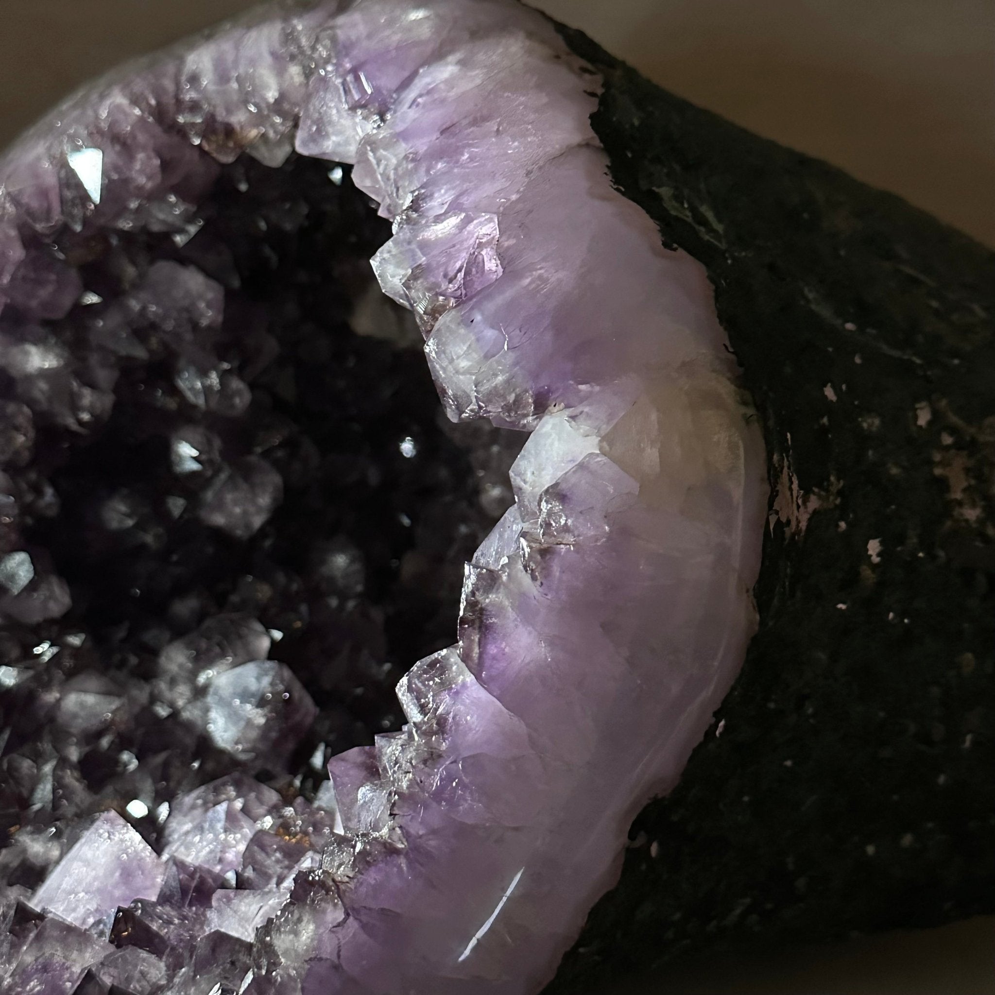 Extra Quality Brazilian Amethyst Cone, 76 lbs & 12.5" Tall 5619AM - 026 - Brazil GemsBrazil GemsExtra Quality Brazilian Amethyst Cone, 76 lbs & 12.5" Tall 5619AM - 026Crystal Cones5619AM - 026