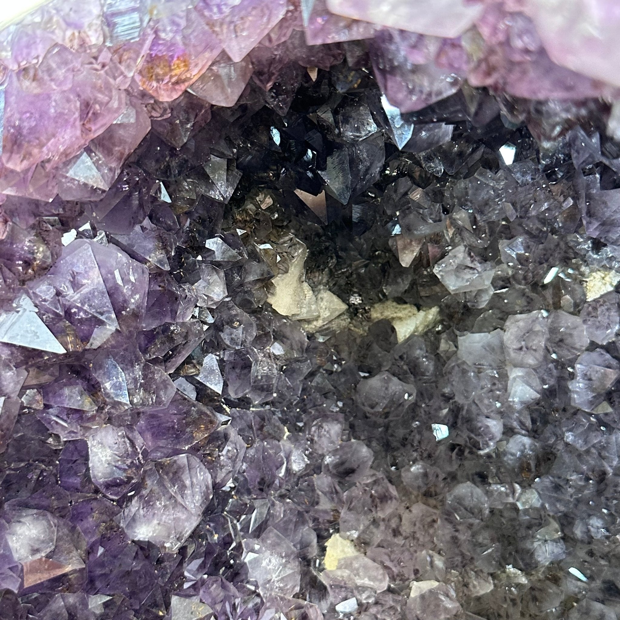 Extra Quality Brazilian Amethyst Cone, 76 lbs & 12.5" Tall 5619AM - 026 - Brazil GemsBrazil GemsExtra Quality Brazilian Amethyst Cone, 76 lbs & 12.5" Tall 5619AM - 026Crystal Cones5619AM - 026