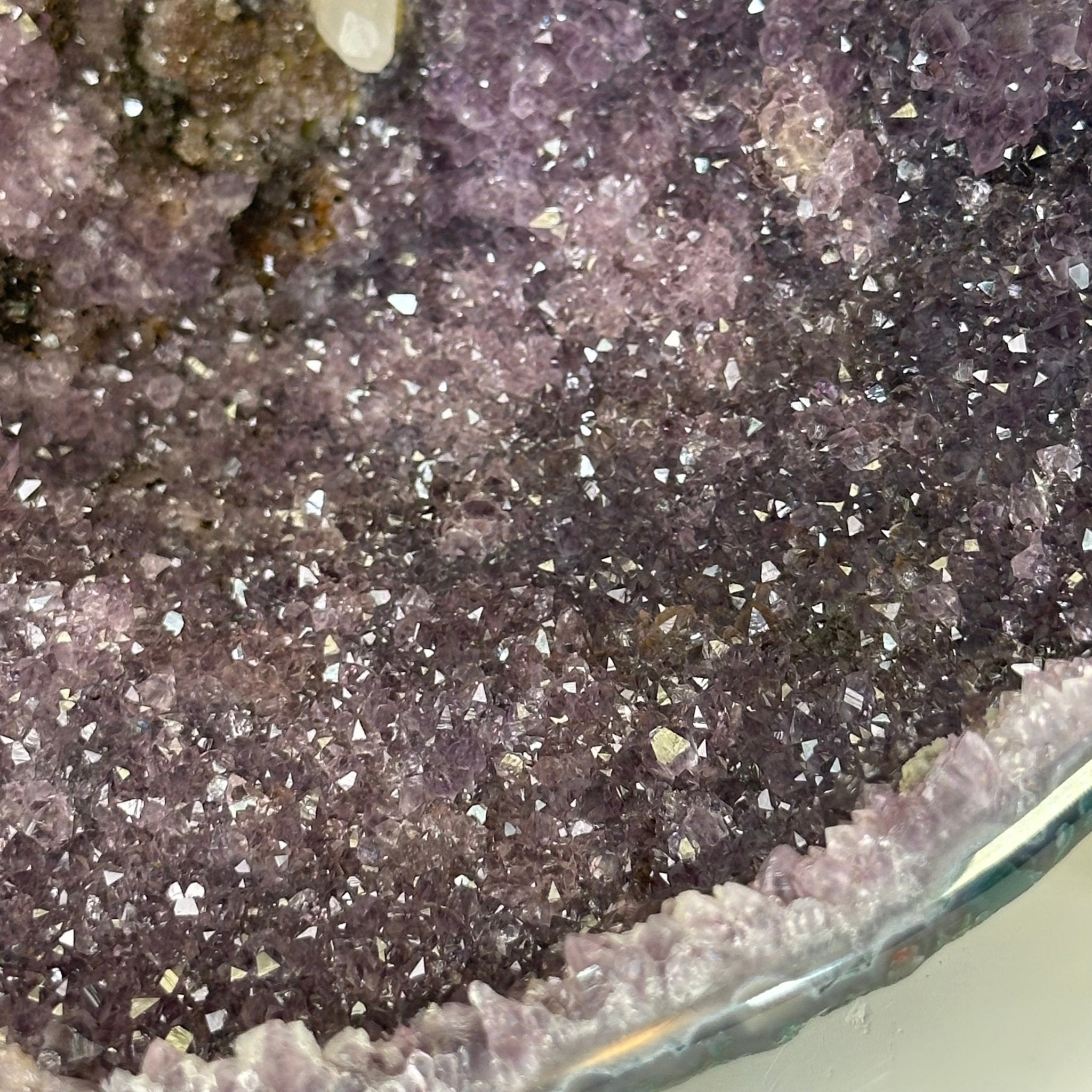 Extra Quality Brazilian Amethyst Cone, 9.9 lbs & 12.5" Tall, Model 5619AM - 012 - Brazil GemsBrazil GemsExtra Quality Brazilian Amethyst Cone, 9.9 lbs & 12.5" Tall, Model 5619AM - 012Crystal Cones5619AM - 012