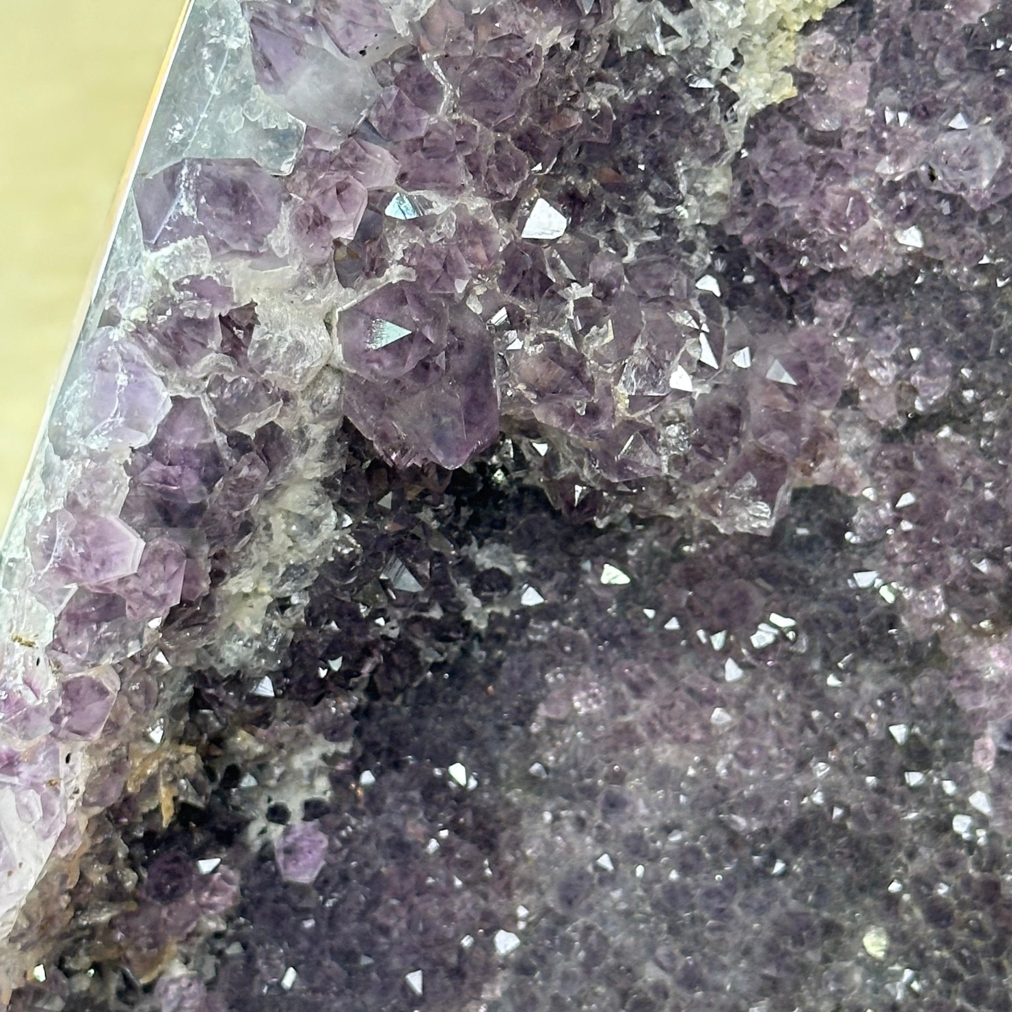 Extra Quality Brazilian Amethyst Cone, 9.9 lbs & 12.5" Tall, Model 5619AM - 012 - Brazil GemsBrazil GemsExtra Quality Brazilian Amethyst Cone, 9.9 lbs & 12.5" Tall, Model 5619AM - 012Crystal Cones5619AM - 012