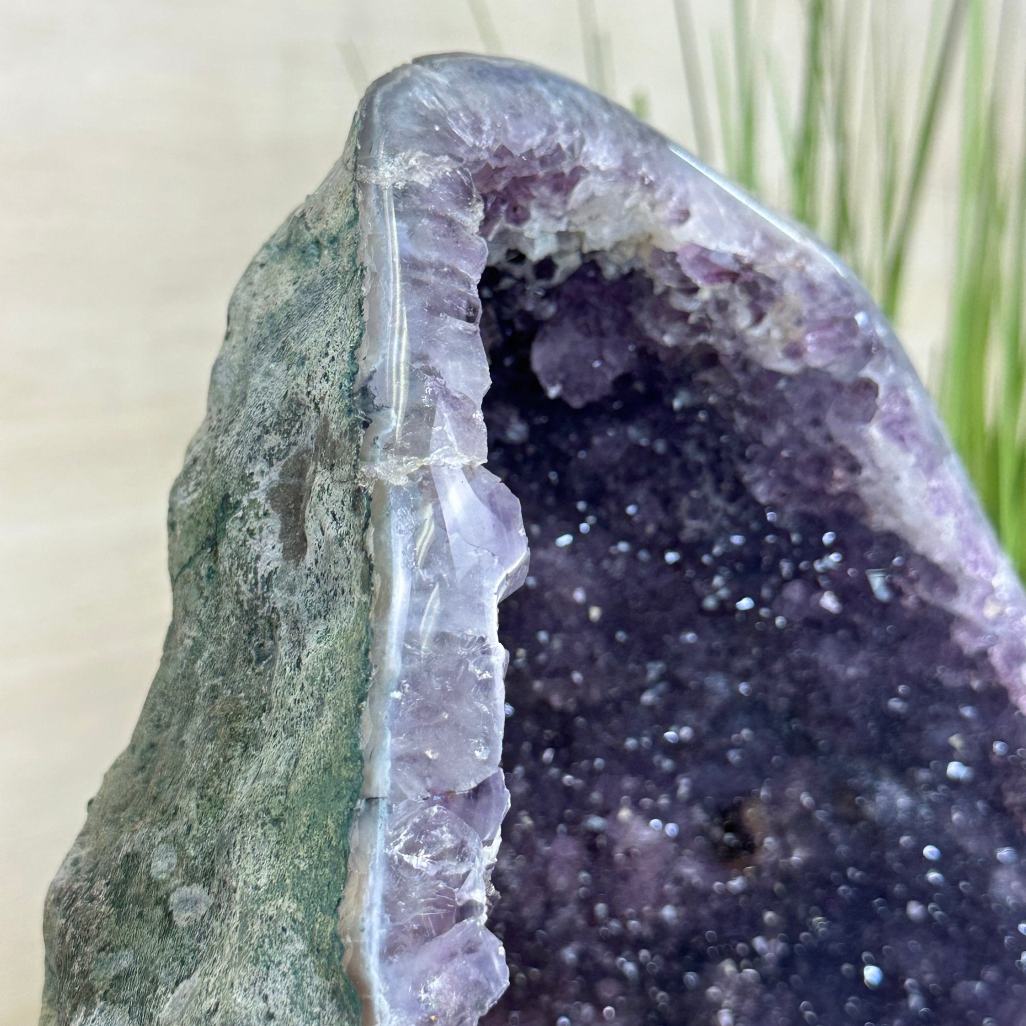 Extra Quality Brazilian Amethyst Cone, 9.9 lbs & 12.5" Tall, Model 5619AM - 012 - Brazil GemsBrazil GemsExtra Quality Brazilian Amethyst Cone, 9.9 lbs & 12.5" Tall, Model 5619AM - 012Crystal Cones5619AM - 012