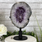 Extra Quality Brazilian Amethyst Crystal on a Rotating Stand, 24.4 lbs & 17.2" tall Model #5604-0084 by Brazil Gems - Brazil GemsBrazil GemsExtra Quality Brazilian Amethyst Crystal on a Rotating Stand, 24.4 lbs & 17.2" tall Model #5604-0084 by Brazil GemsPortals on Rotating Bases5604-0084