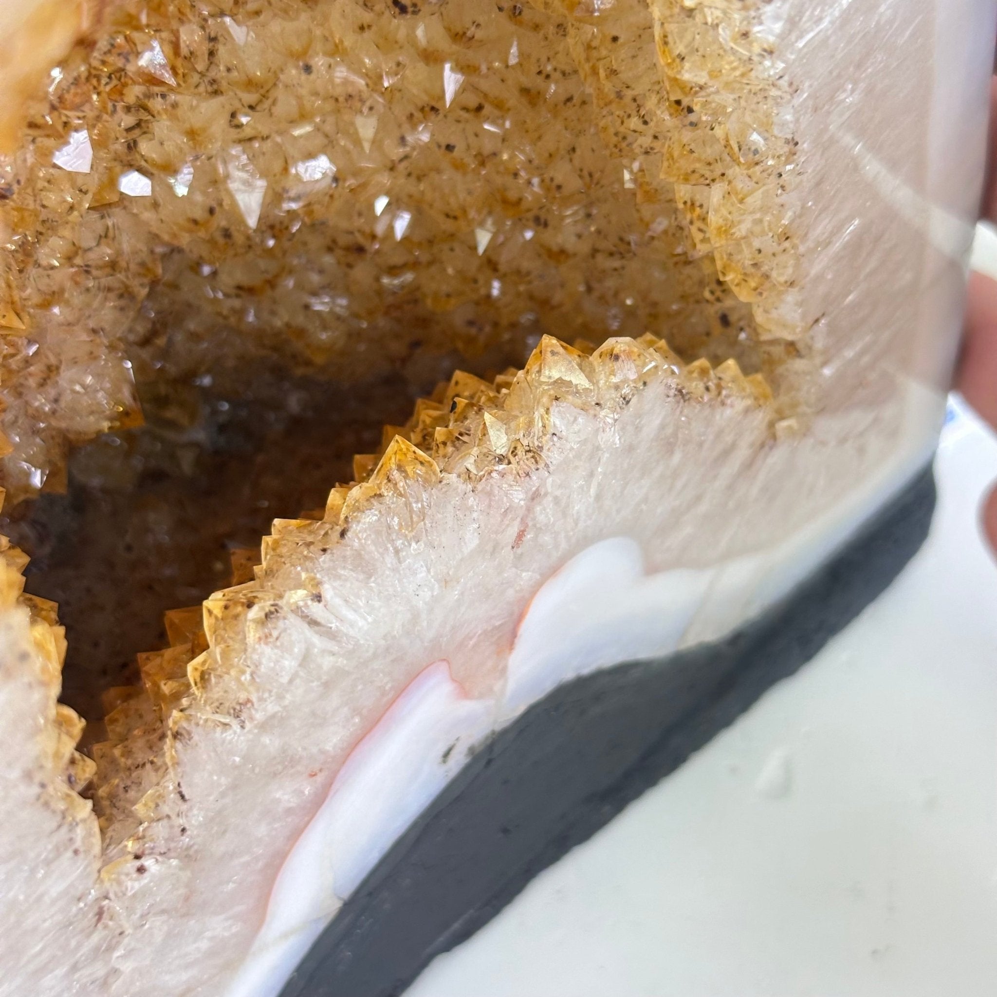 Extra Quality Citrine Cathedral, 11.9 lbs & 8.8" Tall 5603 - 0369 - Brazil GemsBrazil GemsExtra Quality Citrine Cathedral, 11.9 lbs & 8.8" Tall 5603 - 0369Cathedrals5603 - 0369