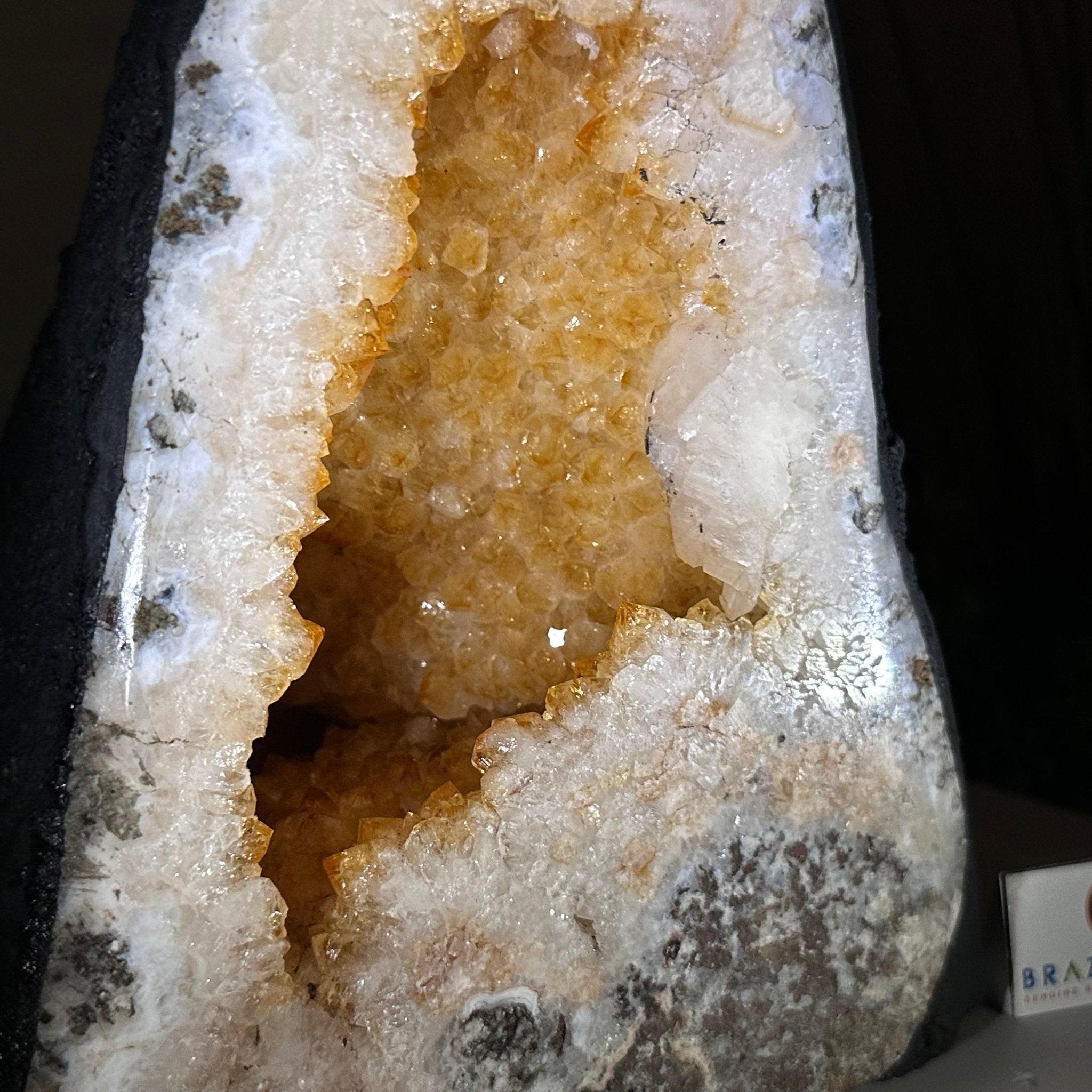 Extra Quality Citrine Cathedral, 12.9 lbs & 8.6" Tall 5603 - 0370 - Brazil GemsBrazil GemsExtra Quality Citrine Cathedral, 12.9 lbs & 8.6" Tall 5603 - 0370Cathedrals5603 - 0370