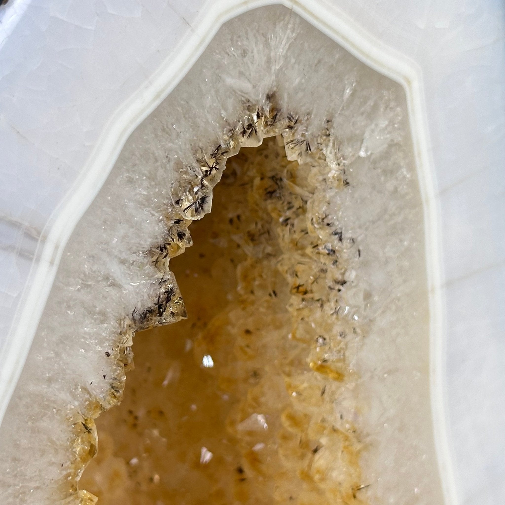 Extra Quality Citrine Cathedral, 14.9 lbs & 8.8" Tall 5603 - 0356 - Brazil GemsBrazil GemsExtra Quality Citrine Cathedral, 14.9 lbs & 8.8" Tall 5603 - 0356Cathedrals5603 - 0356