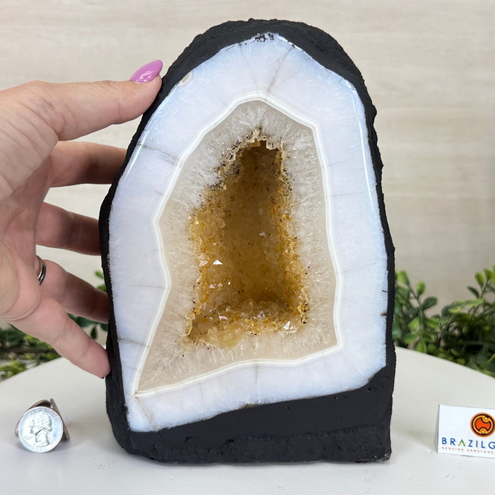Extra Quality Citrine Cathedral, 14.9 lbs & 8.8" Tall 5603 - 0356 - Brazil GemsBrazil GemsExtra Quality Citrine Cathedral, 14.9 lbs & 8.8" Tall 5603 - 0356Cathedrals5603 - 0356
