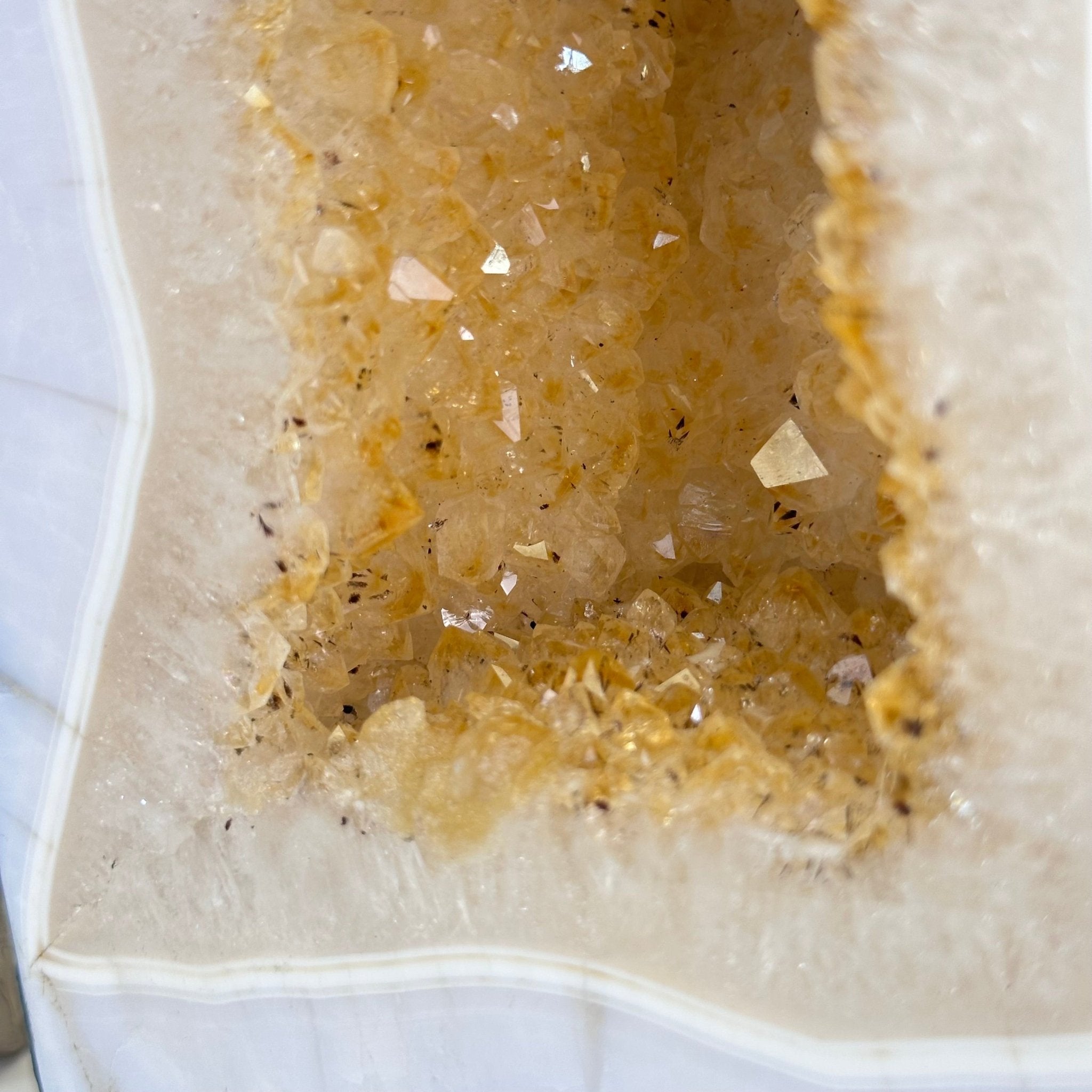 Extra Quality Citrine Cathedral, 14.9 lbs & 8.8" Tall 5603 - 0356 - Brazil GemsBrazil GemsExtra Quality Citrine Cathedral, 14.9 lbs & 8.8" Tall 5603 - 0356Cathedrals5603 - 0356