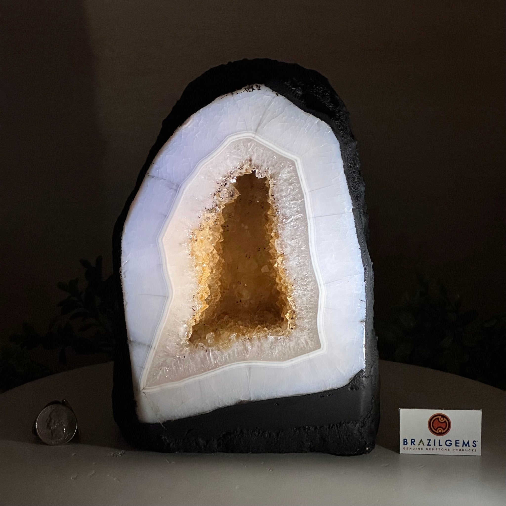 Extra Quality Citrine Cathedral, 14.9 lbs & 8.8" Tall 5603 - 0356 - Brazil GemsBrazil GemsExtra Quality Citrine Cathedral, 14.9 lbs & 8.8" Tall 5603 - 0356Cathedrals5603 - 0356