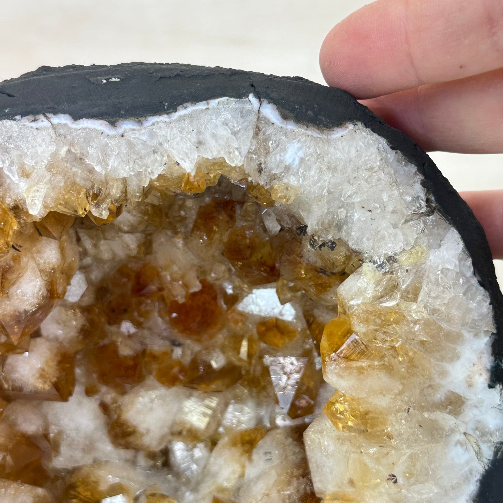 Extra Quality Citrine Cathedral, 15.8 lbs & 8.5" Tall 5603 - 0374 - Brazil GemsBrazil GemsExtra Quality Citrine Cathedral, 15.8 lbs & 8.5" Tall 5603 - 0374Cathedrals5603 - 0374