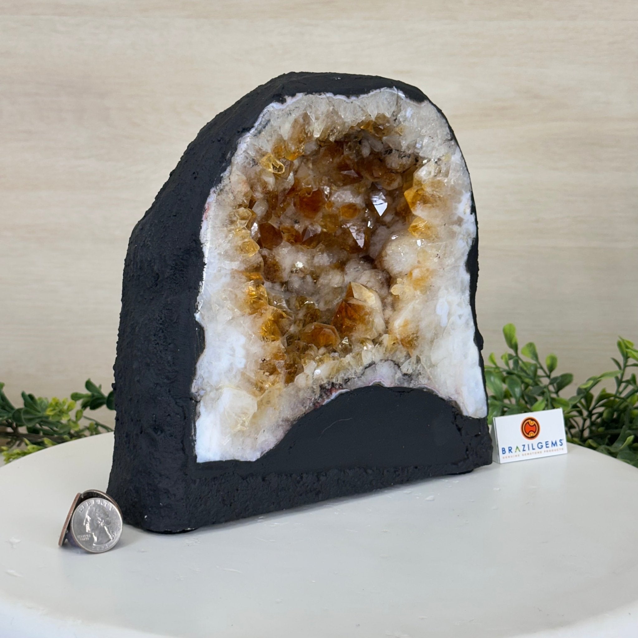 Extra Quality Citrine Cathedral, 15.8 lbs & 8.5" Tall 5603 - 0374 - Brazil GemsBrazil GemsExtra Quality Citrine Cathedral, 15.8 lbs & 8.5" Tall 5603 - 0374Cathedrals5603 - 0374