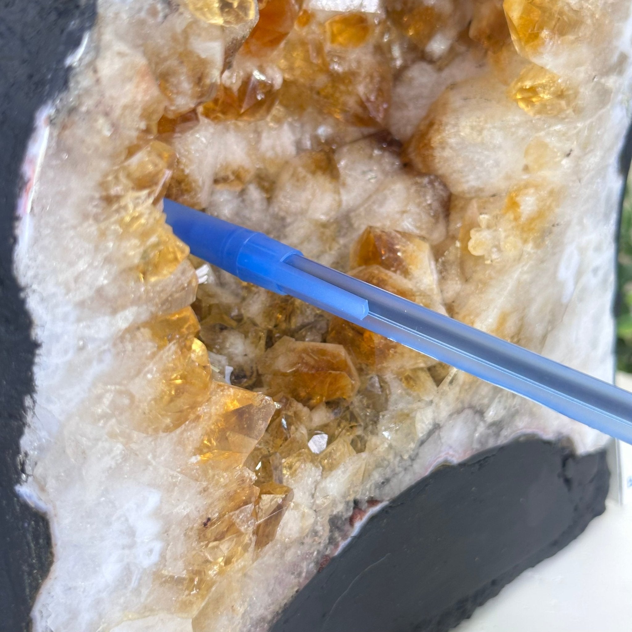 Extra Quality Citrine Cathedral, 15.8 lbs & 8.5" Tall 5603 - 0374 - Brazil GemsBrazil GemsExtra Quality Citrine Cathedral, 15.8 lbs & 8.5" Tall 5603 - 0374Cathedrals5603 - 0374