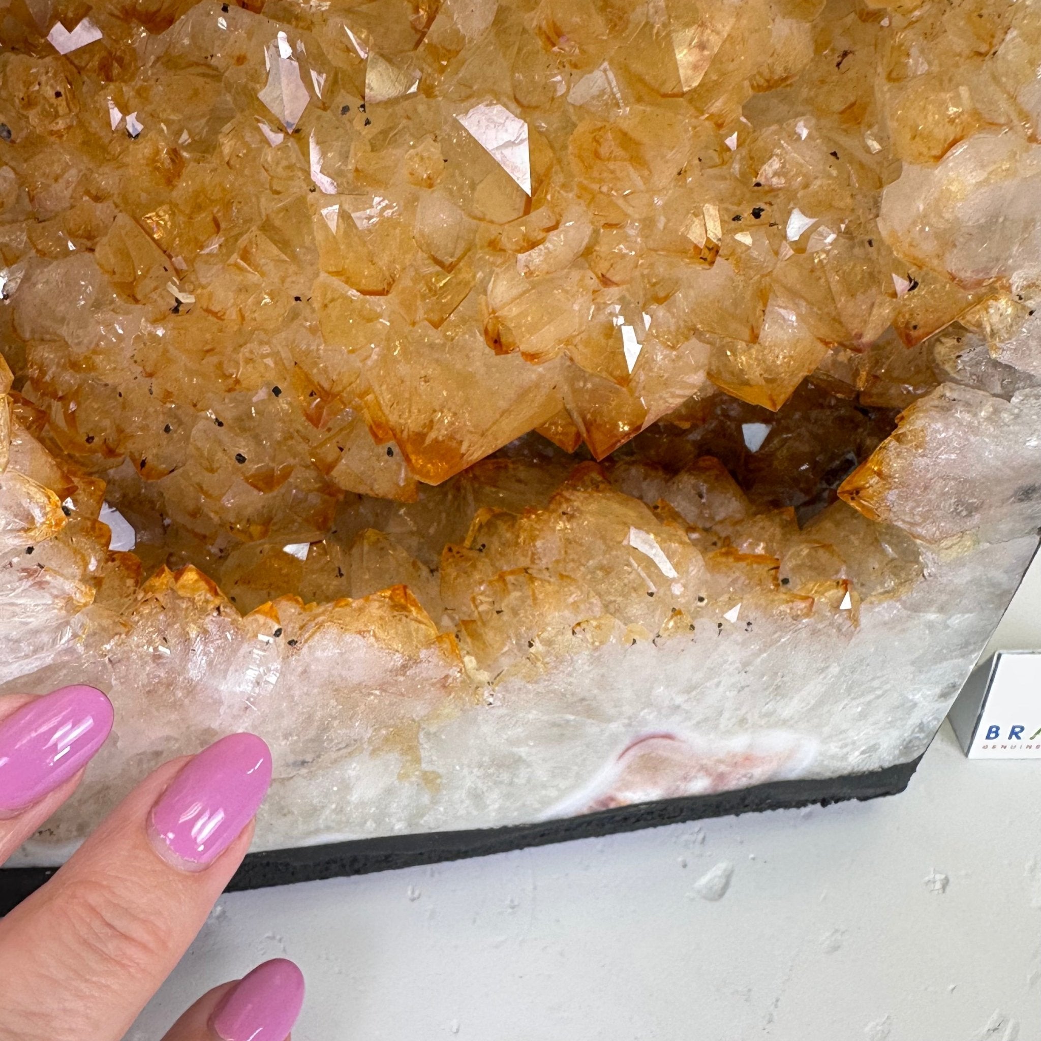 Extra Quality Citrine Cathedral, 16.5 lbs & 8.6" Tall 5603 - 0376 - Brazil GemsBrazil GemsExtra Quality Citrine Cathedral, 16.5 lbs & 8.6" Tall 5603 - 0376Cathedrals5603 - 0376