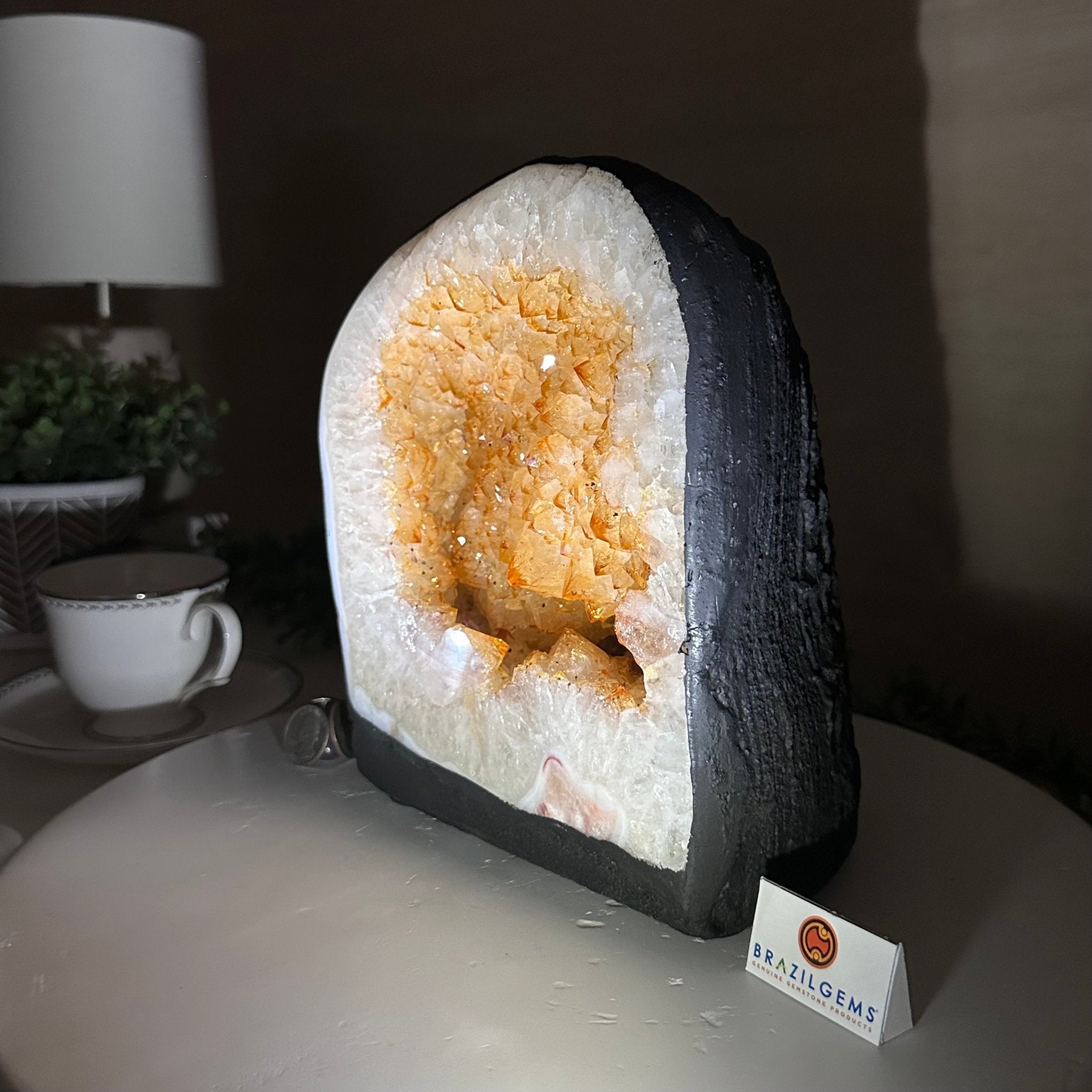 Extra Quality Citrine Cathedral, 16.5 lbs & 8.6" Tall 5603 - 0376 - Brazil GemsBrazil GemsExtra Quality Citrine Cathedral, 16.5 lbs & 8.6" Tall 5603 - 0376Cathedrals5603 - 0376