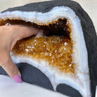 Extra Quality Citrine Cathedral, 22.2 lbs & 6.6" Tall 5603 - 0382 - Brazil GemsBrazil GemsExtra Quality Citrine Cathedral, 22.2 lbs & 6.6" Tall 5603 - 0382Cathedrals5603 - 0382