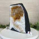 Extra Quality Citrine Cathedral, 24.9 lbs & 10.9" Tall 5603 - 0383 - Brazil GemsBrazil GemsExtra Quality Citrine Cathedral, 24.9 lbs & 10.9" Tall 5603 - 0383Cathedrals5603 - 0383
