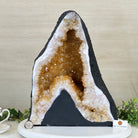 Extra Quality Citrine Cathedral, 35.6 lbs & 14.9" Tall 5603 - 0393 - Brazil GemsBrazil GemsExtra Quality Citrine Cathedral, 35.6 lbs & 14.9" Tall 5603 - 0393Cathedrals5603 - 0393