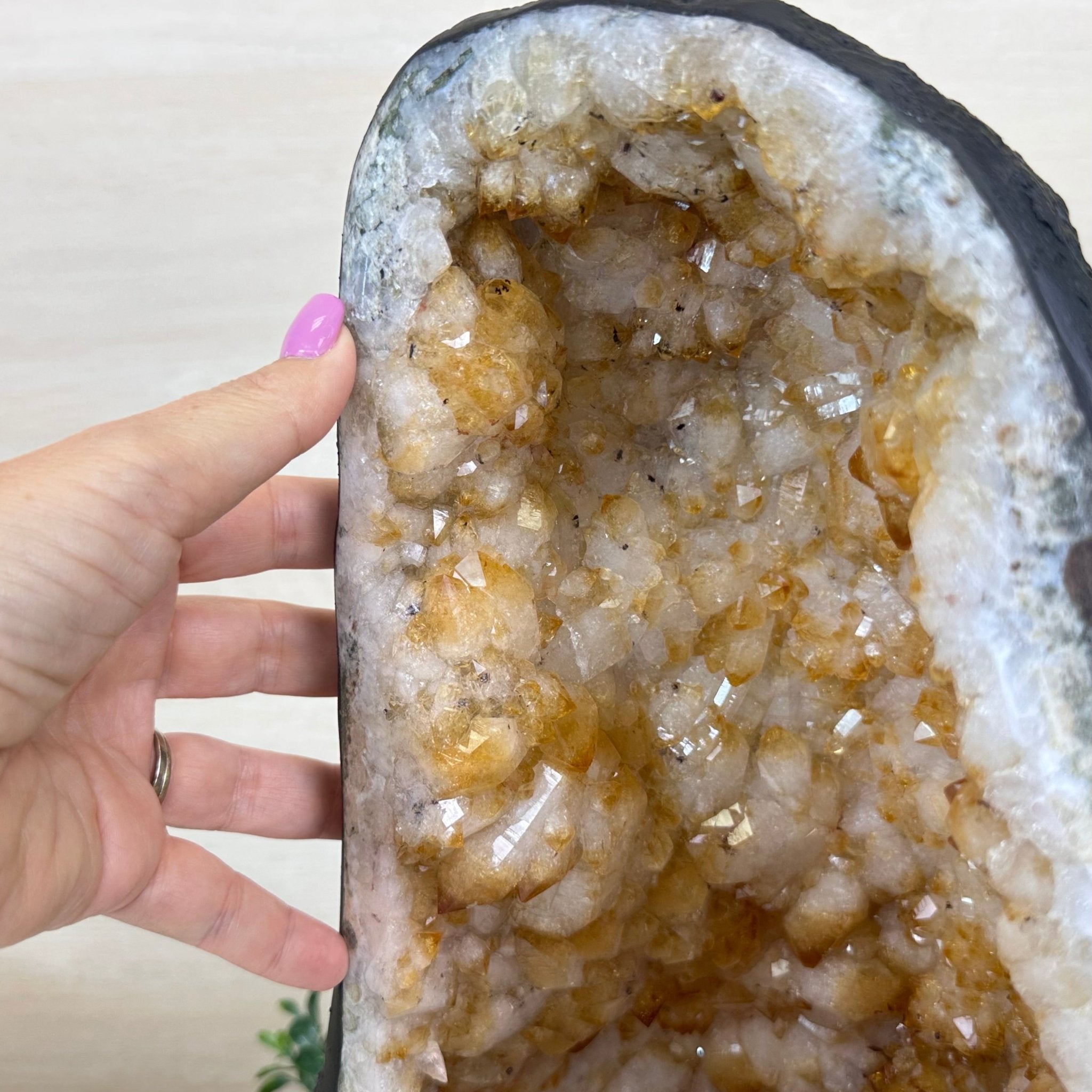 Extra Quality Citrine Cathedral, 39 lbs & 14.6" Tall 5603 - 0396 - Brazil GemsBrazil GemsExtra Quality Citrine Cathedral, 39 lbs & 14.6" Tall 5603 - 0396Cathedrals5603 - 0396