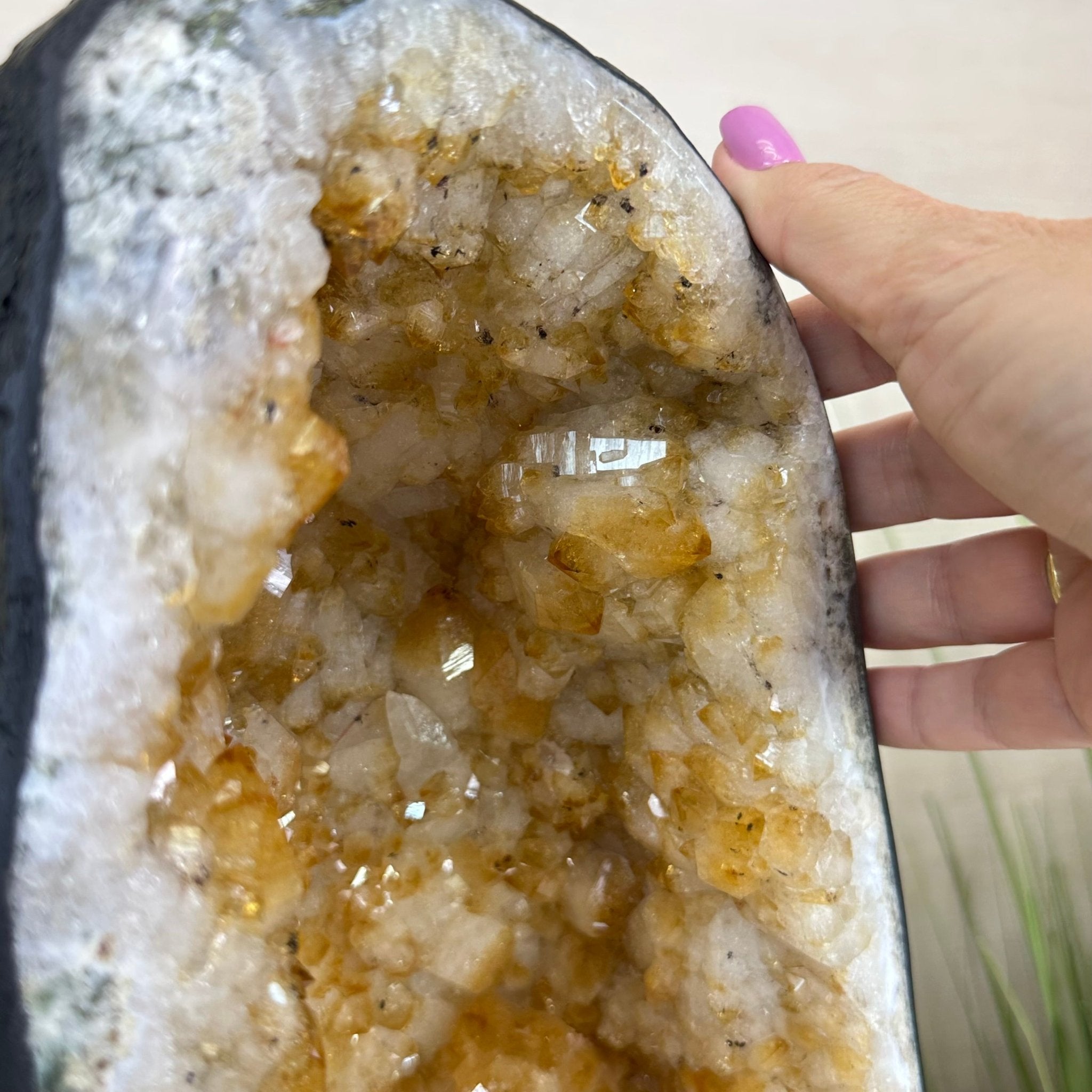 Extra Quality Citrine Cathedral, 39 lbs & 14.6" Tall 5603 - 0396 - Brazil GemsBrazil GemsExtra Quality Citrine Cathedral, 39 lbs & 14.6" Tall 5603 - 0396Cathedrals5603 - 0396