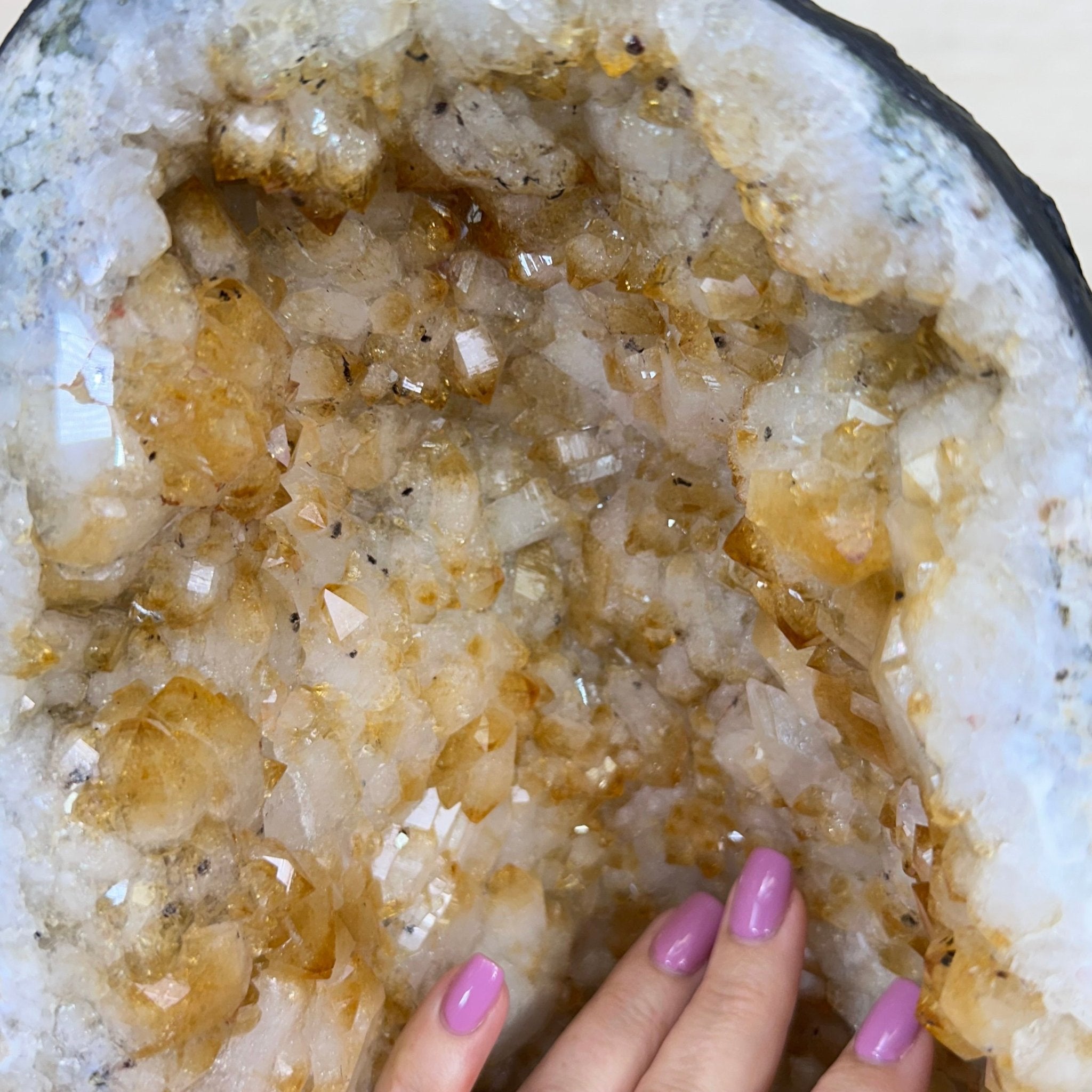 Extra Quality Citrine Cathedral, 39 lbs & 14.6" Tall 5603 - 0396 - Brazil GemsBrazil GemsExtra Quality Citrine Cathedral, 39 lbs & 14.6" Tall 5603 - 0396Cathedrals5603 - 0396